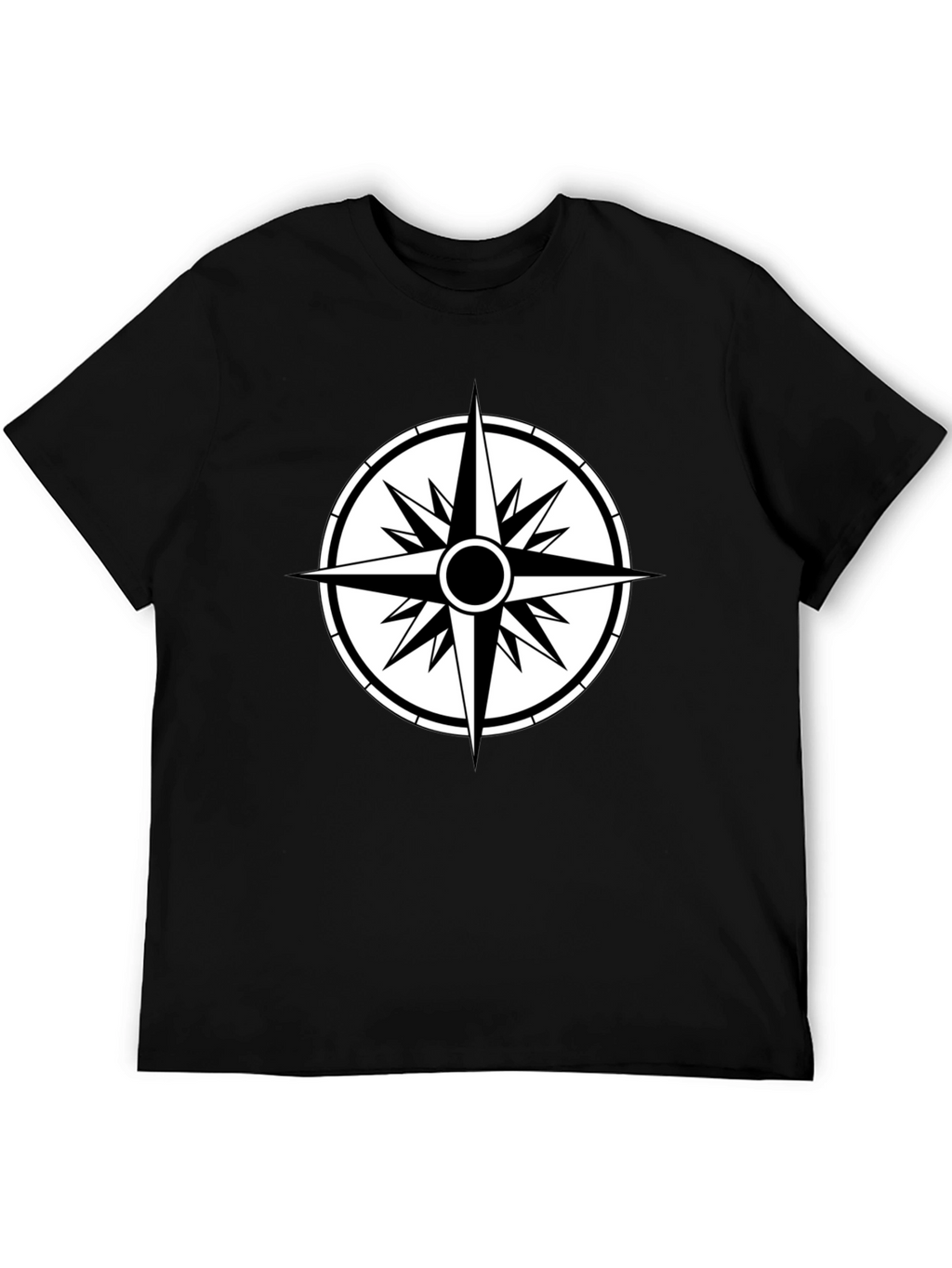 Compass Graphic Black T-Shirt
