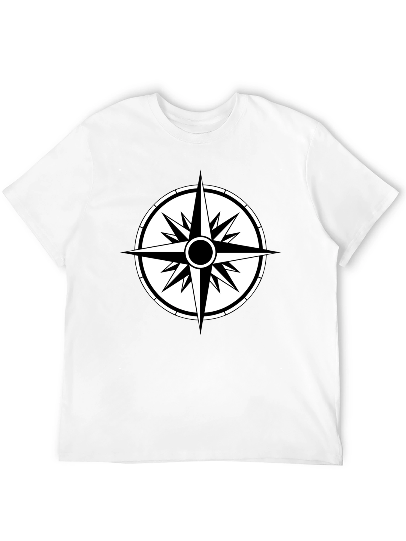 Compass Graphic Black T-Shirt