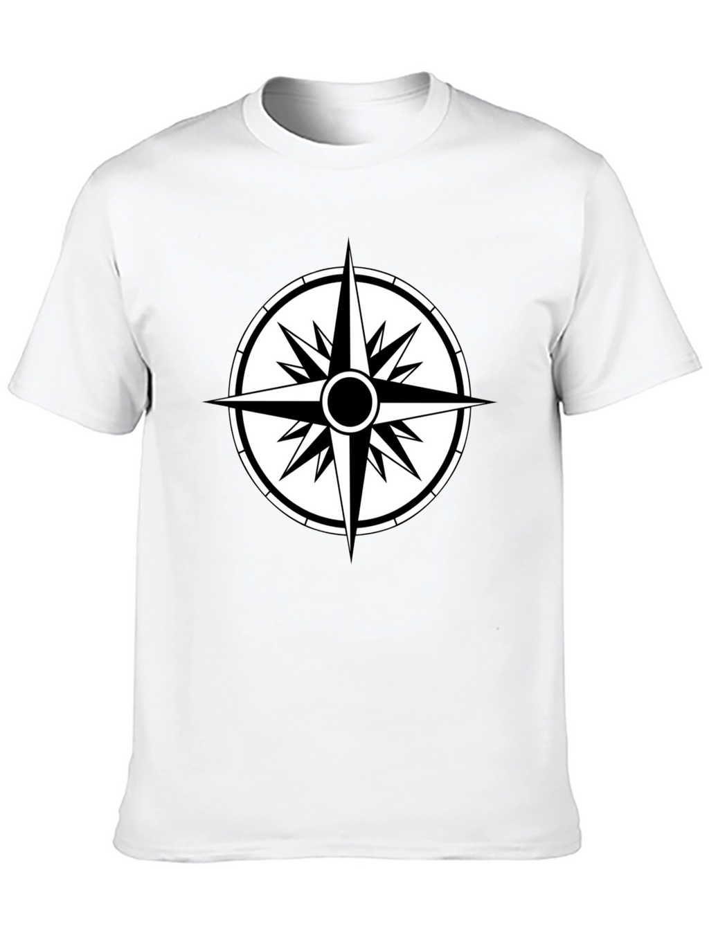 Compass Graphic Black T-Shirt