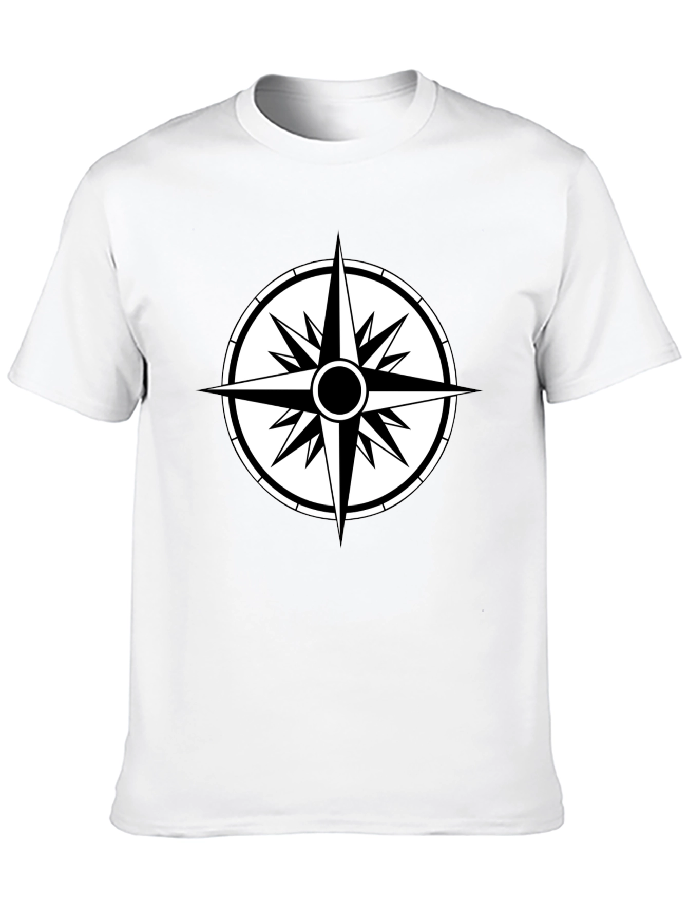 Compass Graphic Black T-Shirt