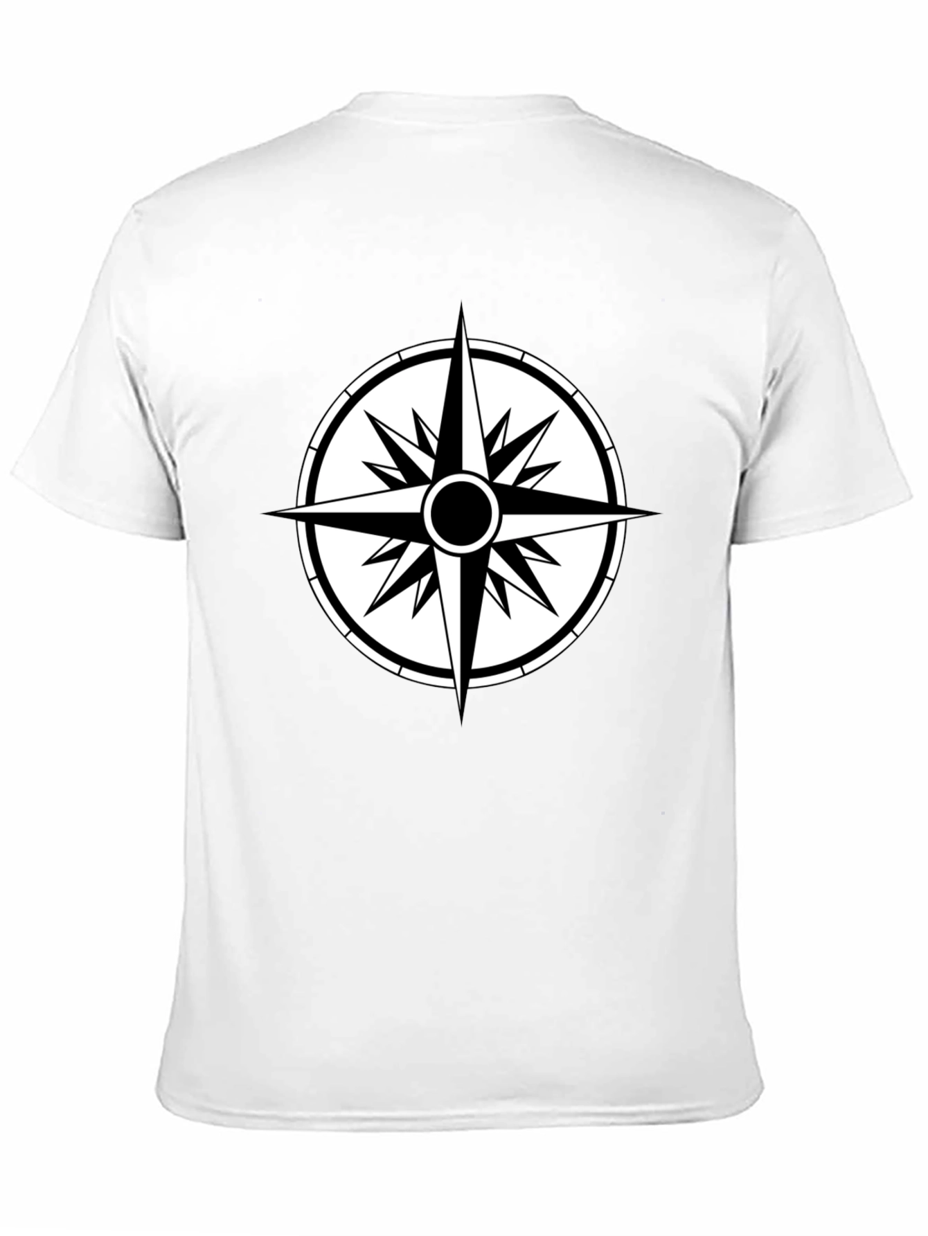 Compass Graphic Black T-Shirt