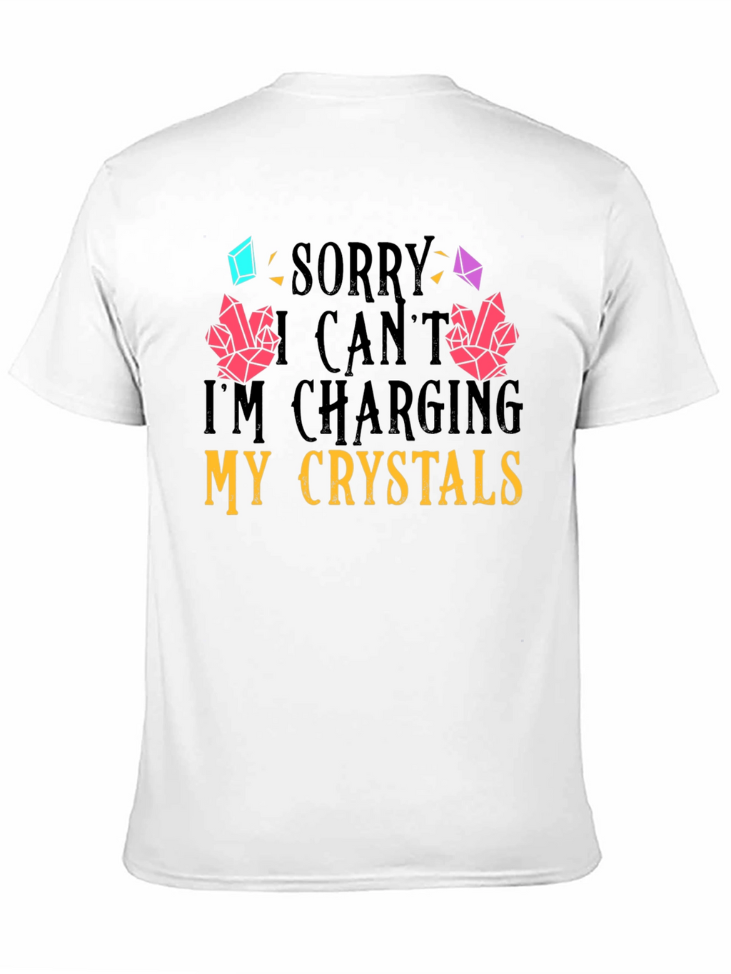 Charging Crystals Graphic T-Shirt
