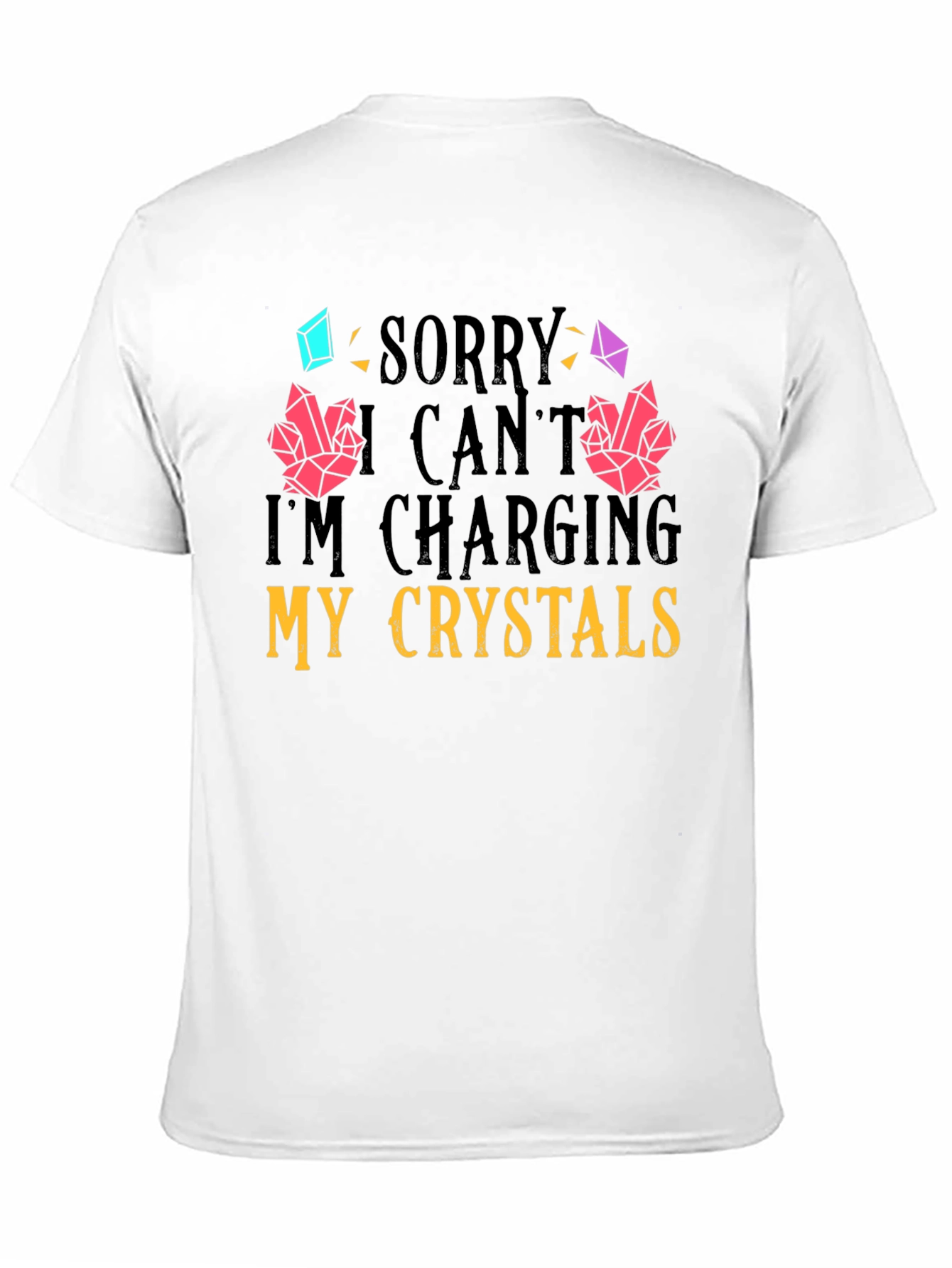 Charging Crystals Graphic T-Shirt