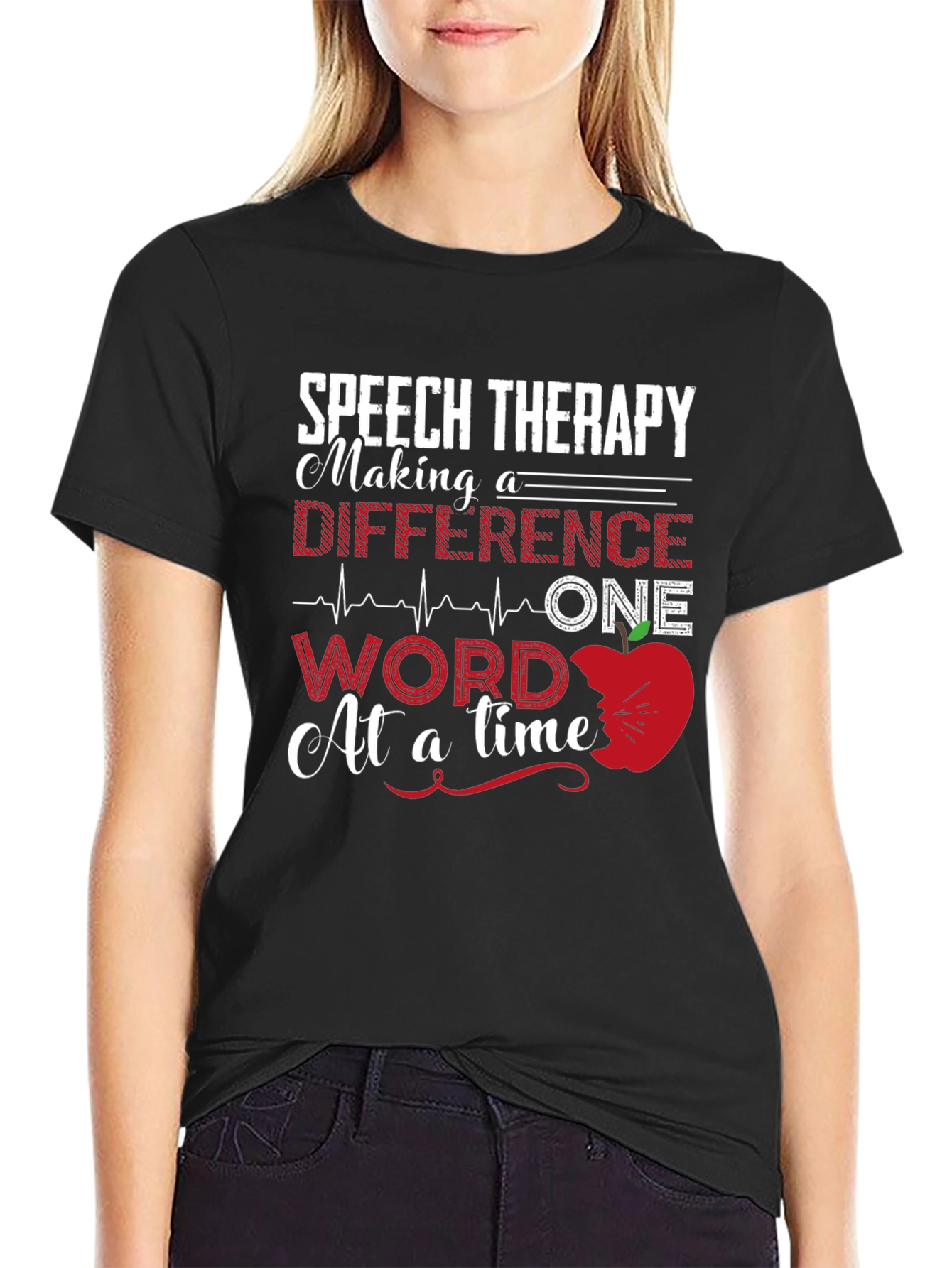 Speech Therapy T-Shirt: Making a Difference One Word at a Time