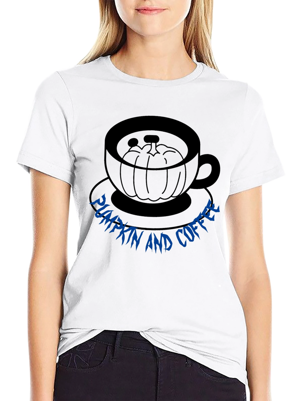 Pumpkin Coffee T-Shirt | Spooky Season Shirt