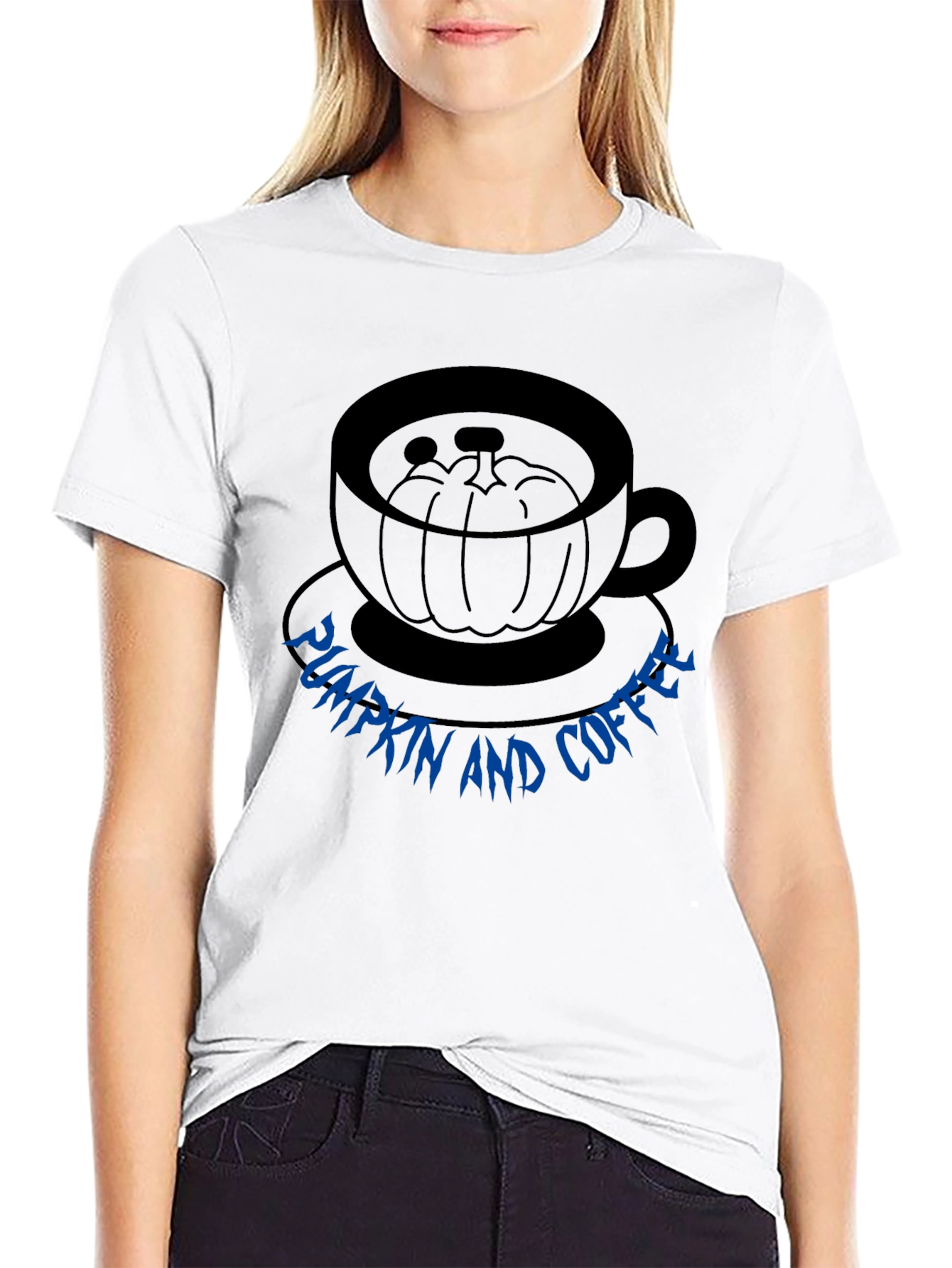 Pumpkin Coffee T-Shirt | Spooky Season Shirt