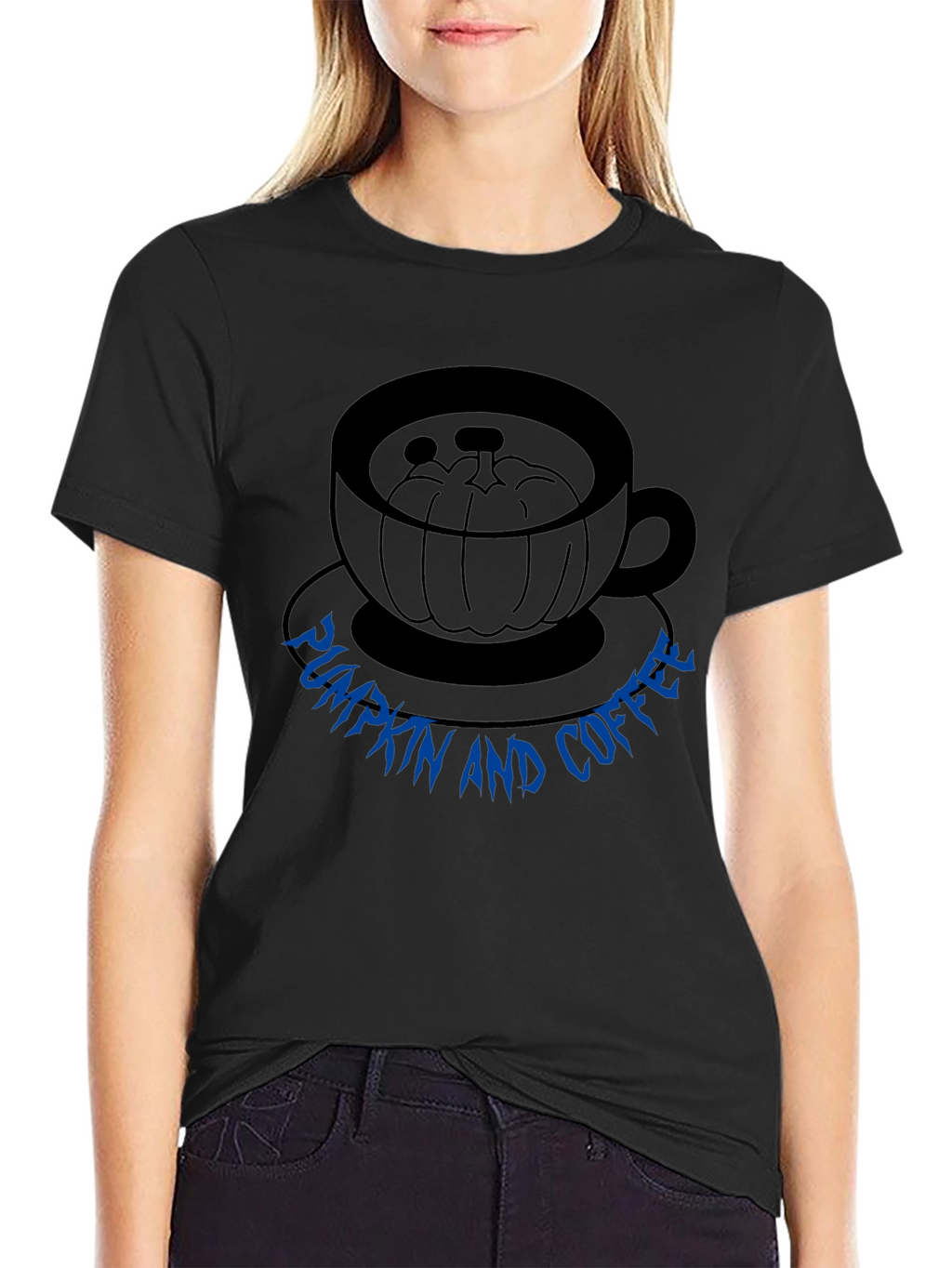 Pumpkin Coffee T-Shirt | Spooky Season Shirt