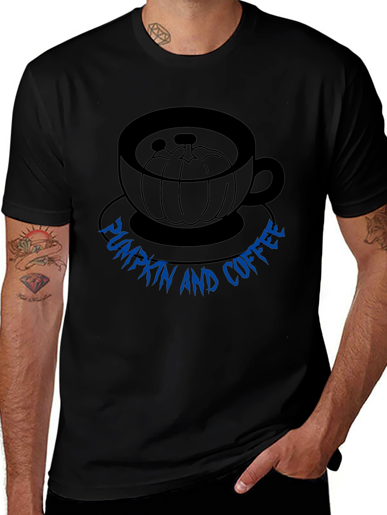Pumpkin Coffee T-Shirt | Spooky Season Shirt
