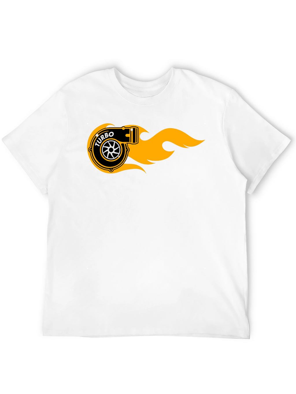 Turbo Flame Graphic Black T-Shirt