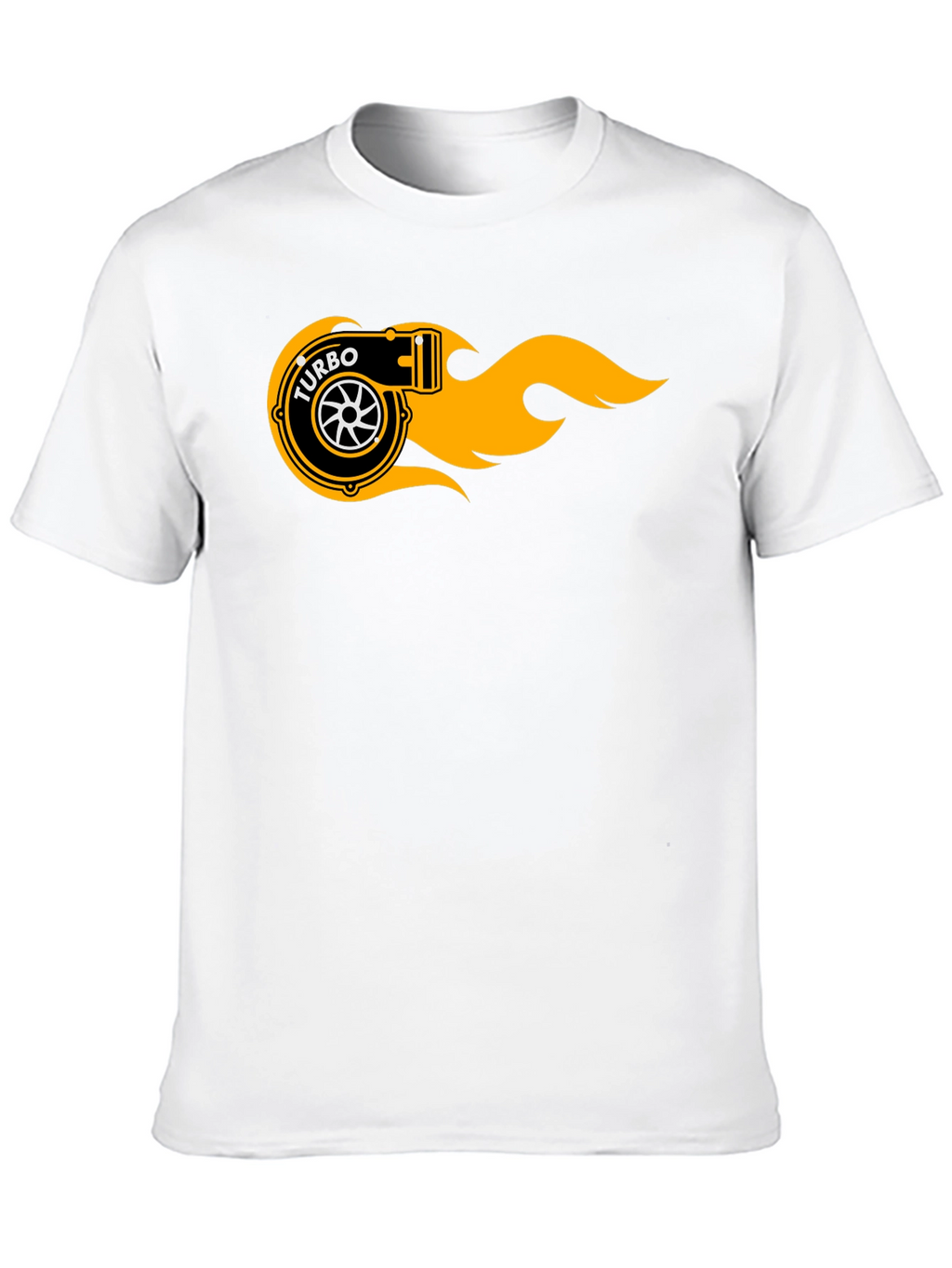 Turbo Flame Graphic Black T-Shirt