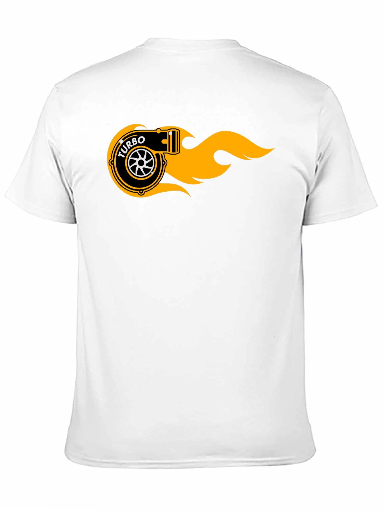 Turbo Flame Graphic Black T-Shirt