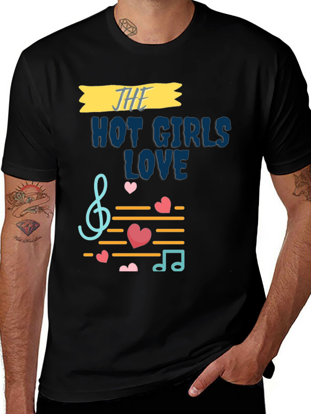 Music Lover T-Shirt - Hot Girls Love Music