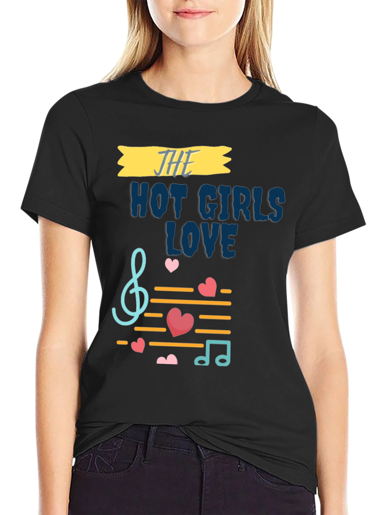 Music Lover T-Shirt - Hot Girls Love Music