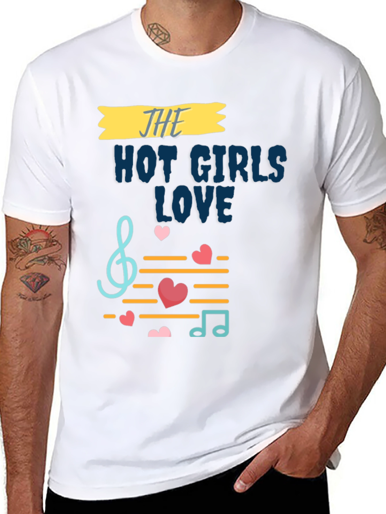 Music Lover T-Shirt - Hot Girls Love Music