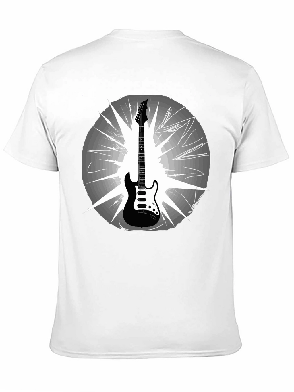 Electric Guitar Graphic T-Shirt - Music Lover Tee