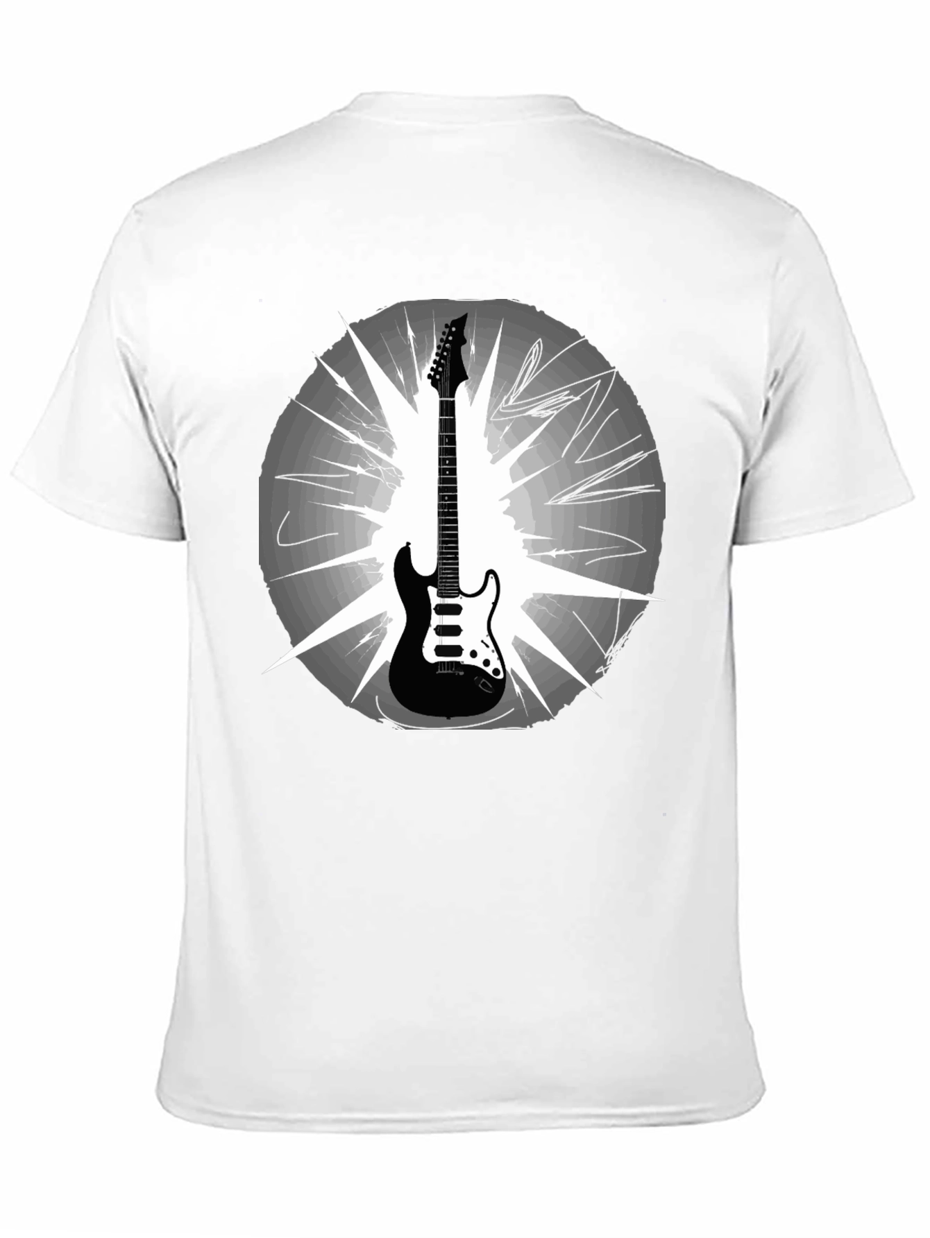 Electric Guitar Graphic T-Shirt - Music Lover Tee
