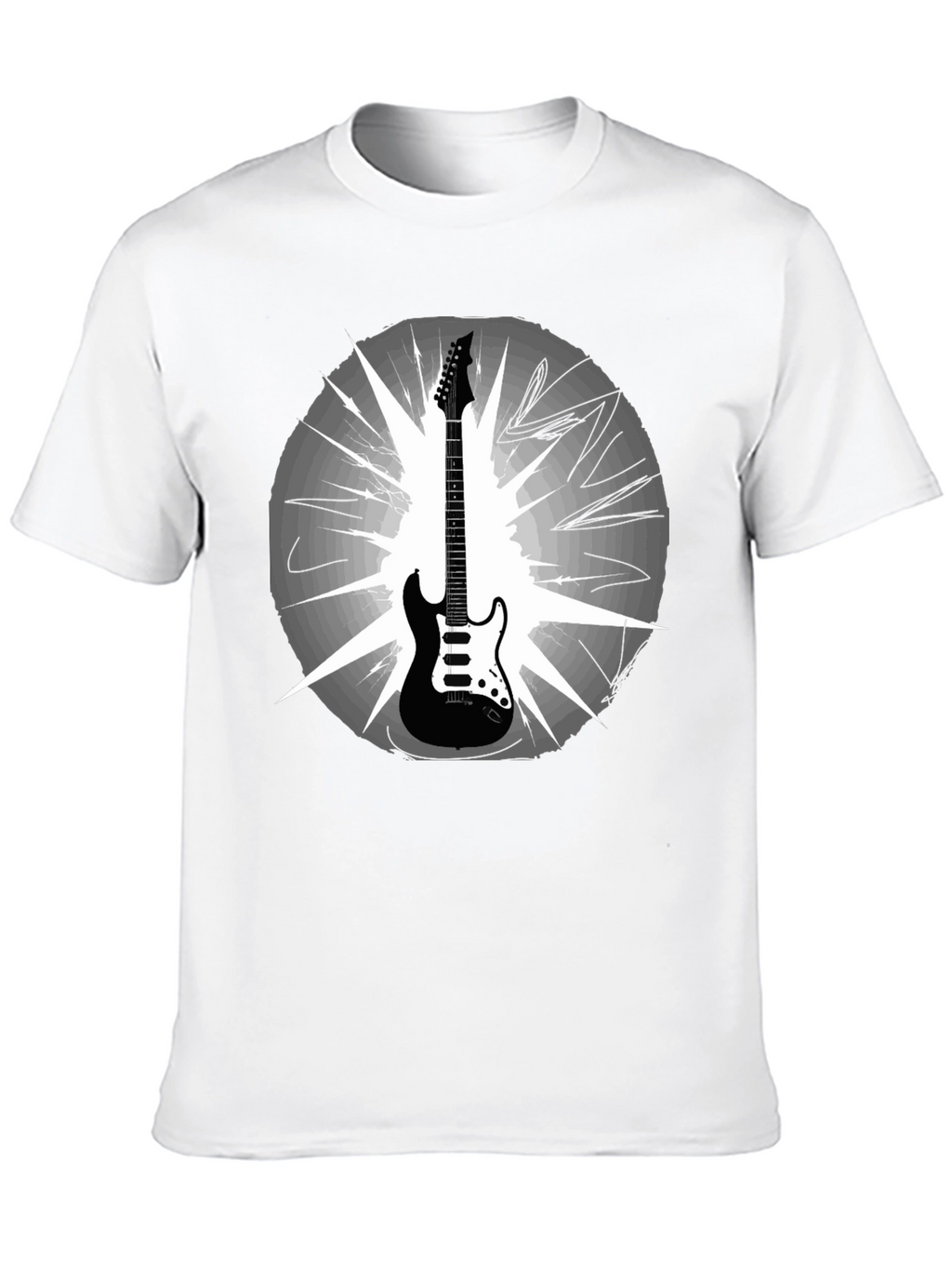 Electric Guitar Graphic T-Shirt - Music Lover Tee