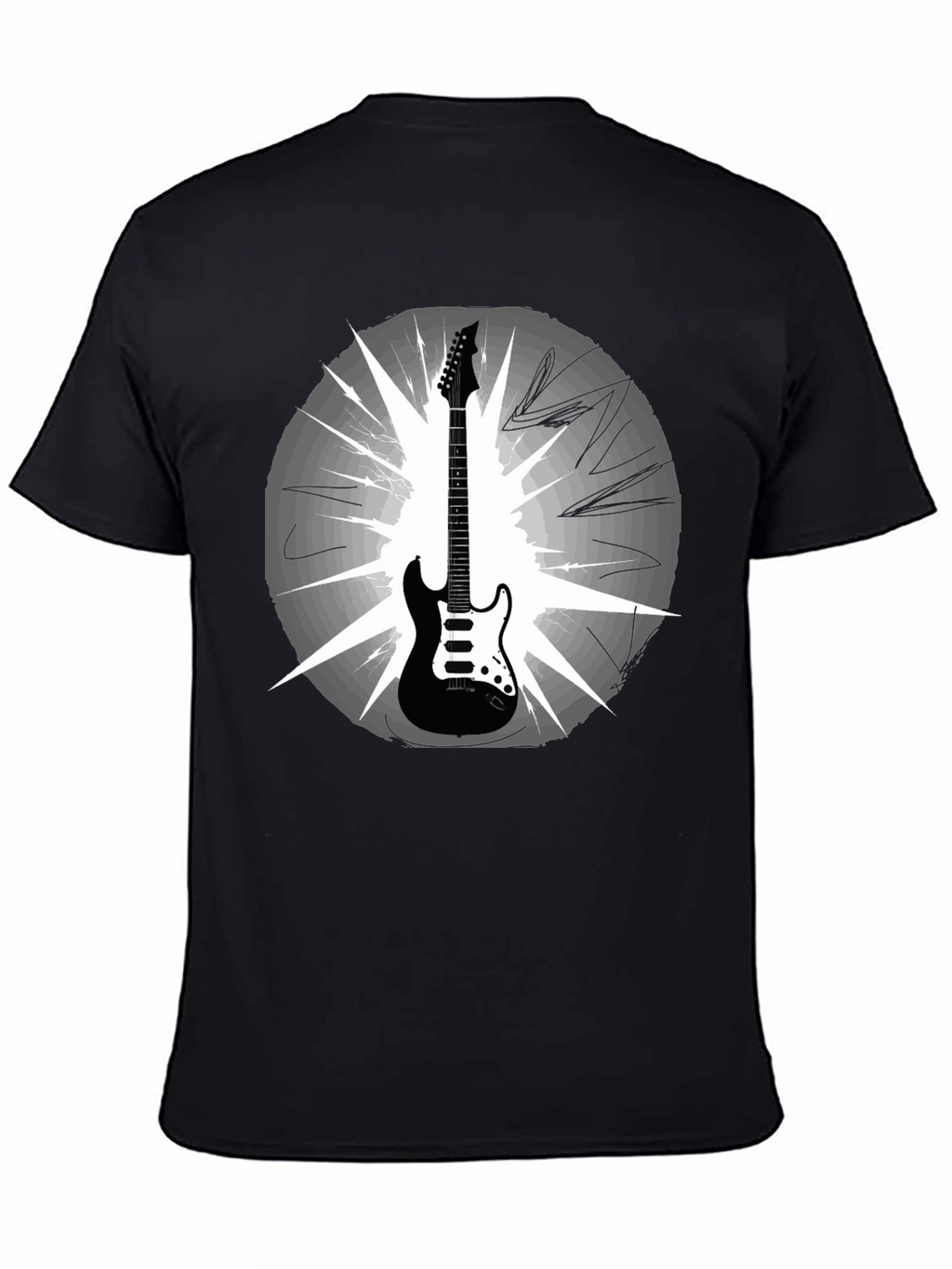 Electric Guitar Graphic T-Shirt - Music Lover Tee
