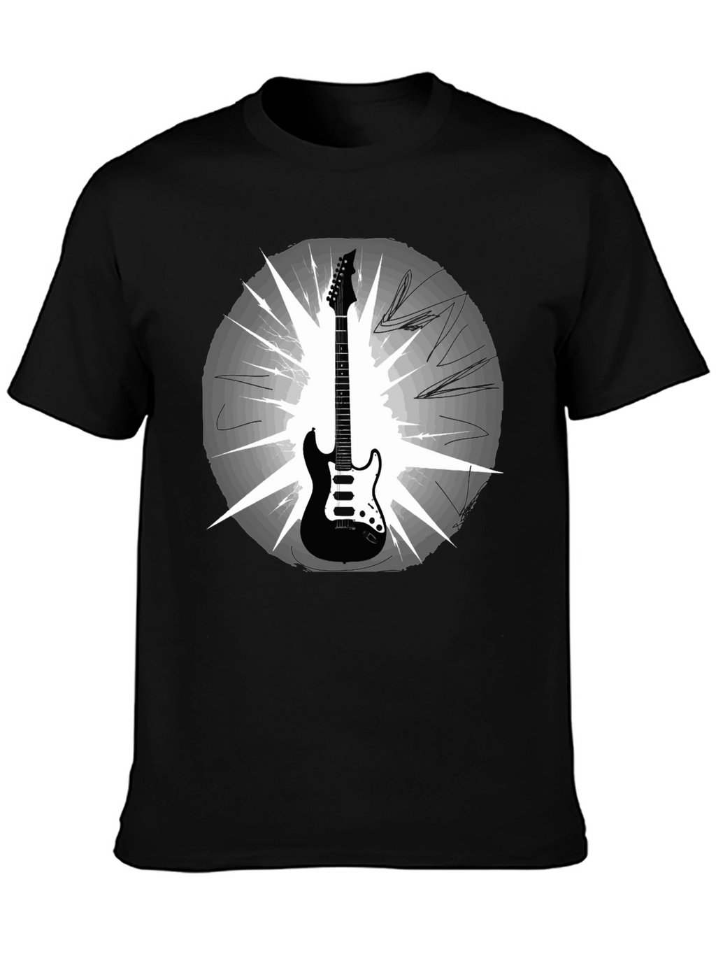 Electric Guitar Graphic T-Shirt - Music Lover Tee