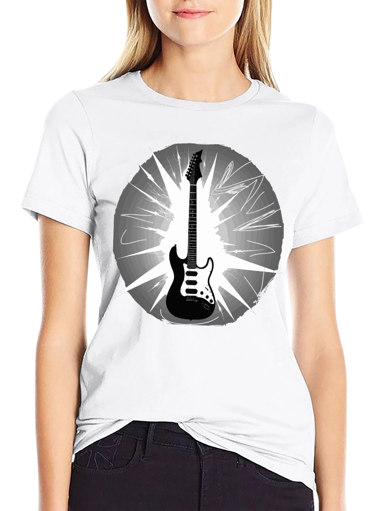 Electric Guitar Graphic T-Shirt - Music Lover Tee