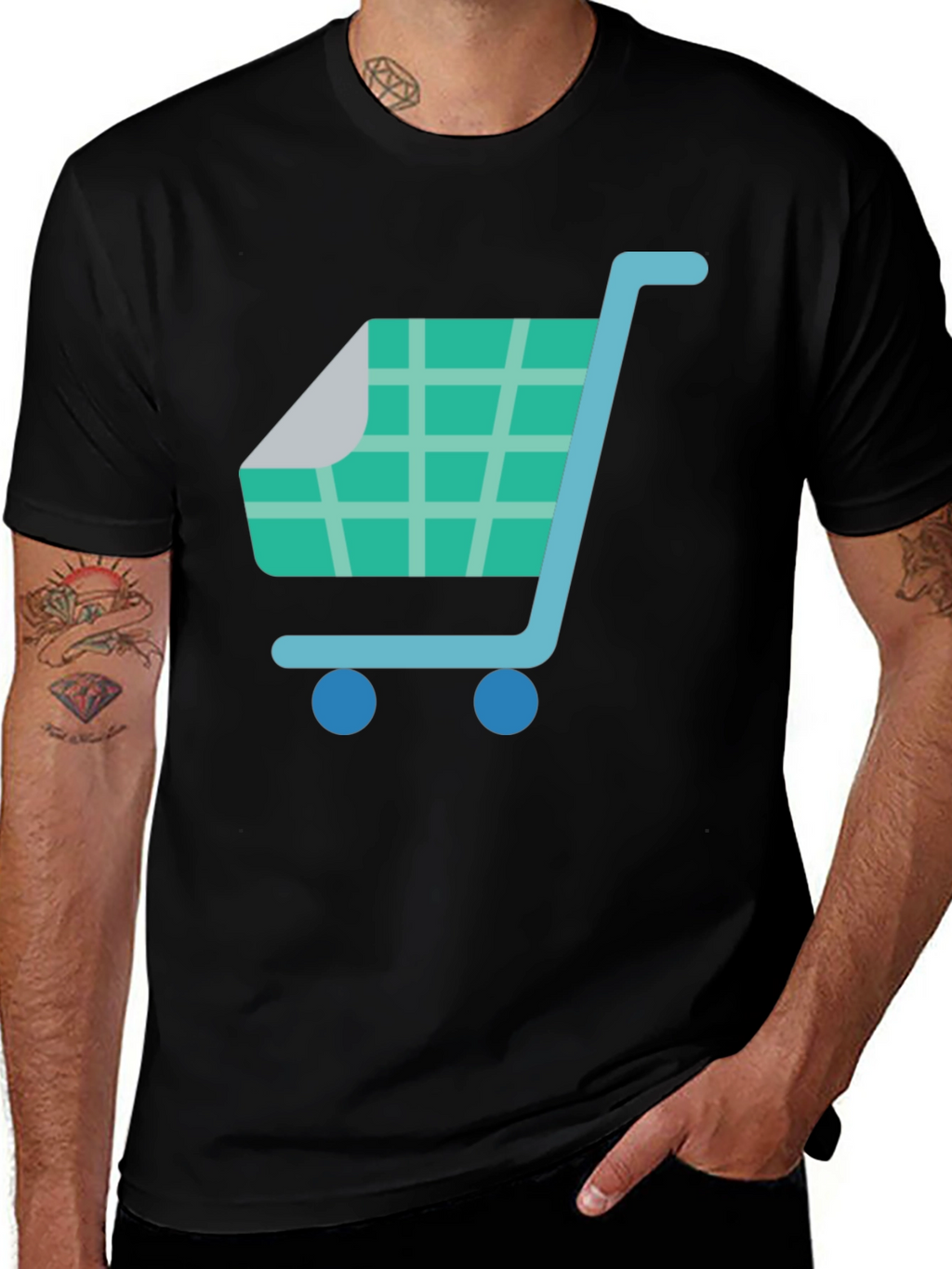 Shopping Cart Graphic Tee