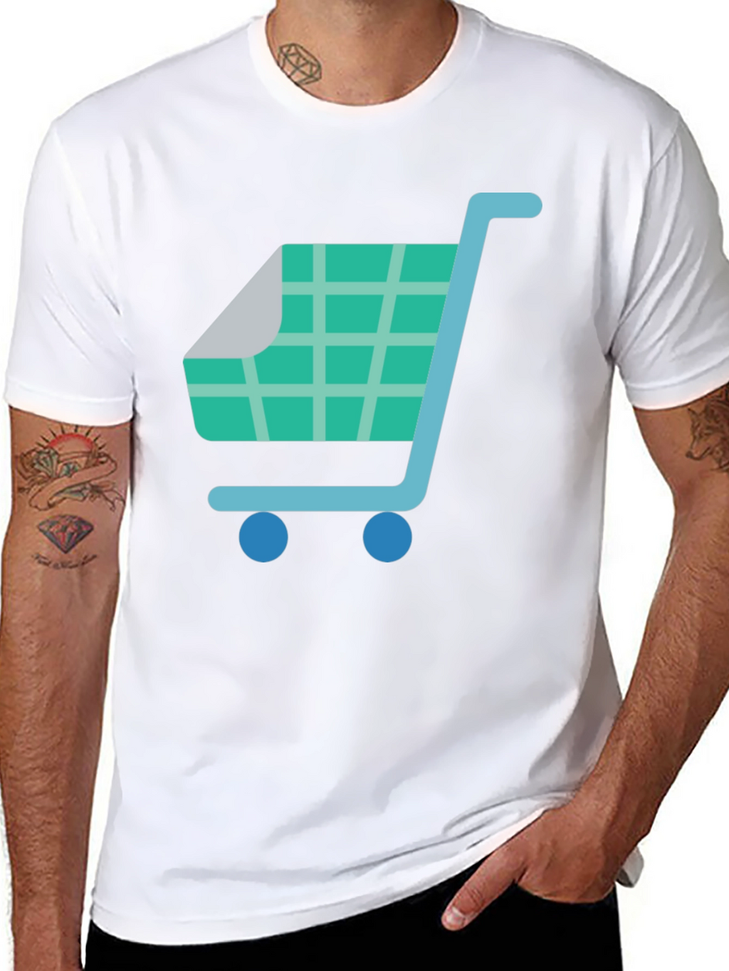 Shopping Cart Graphic Tee