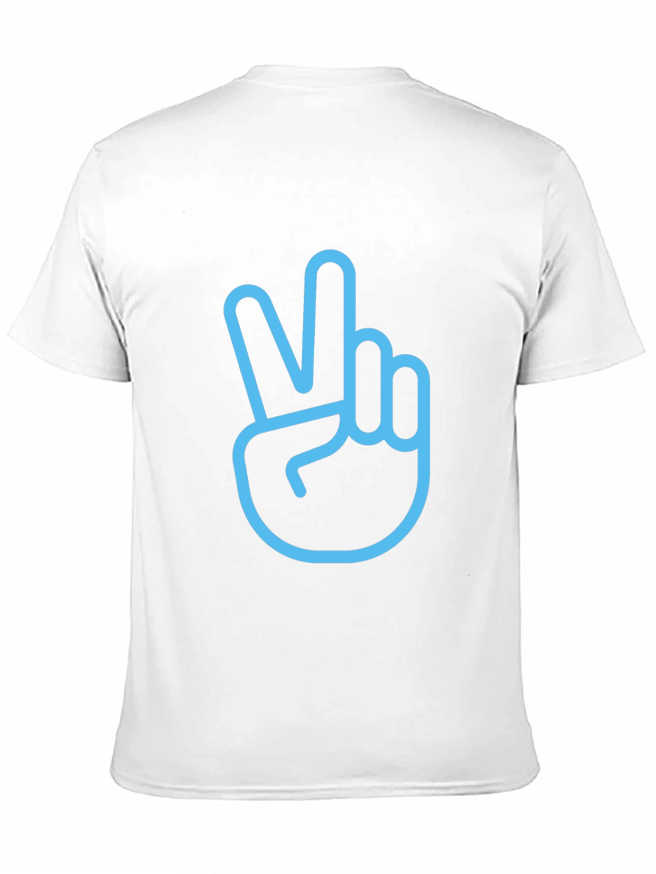 Peace Sign Graphic T-Shirt - Stylish Mens Black Tee