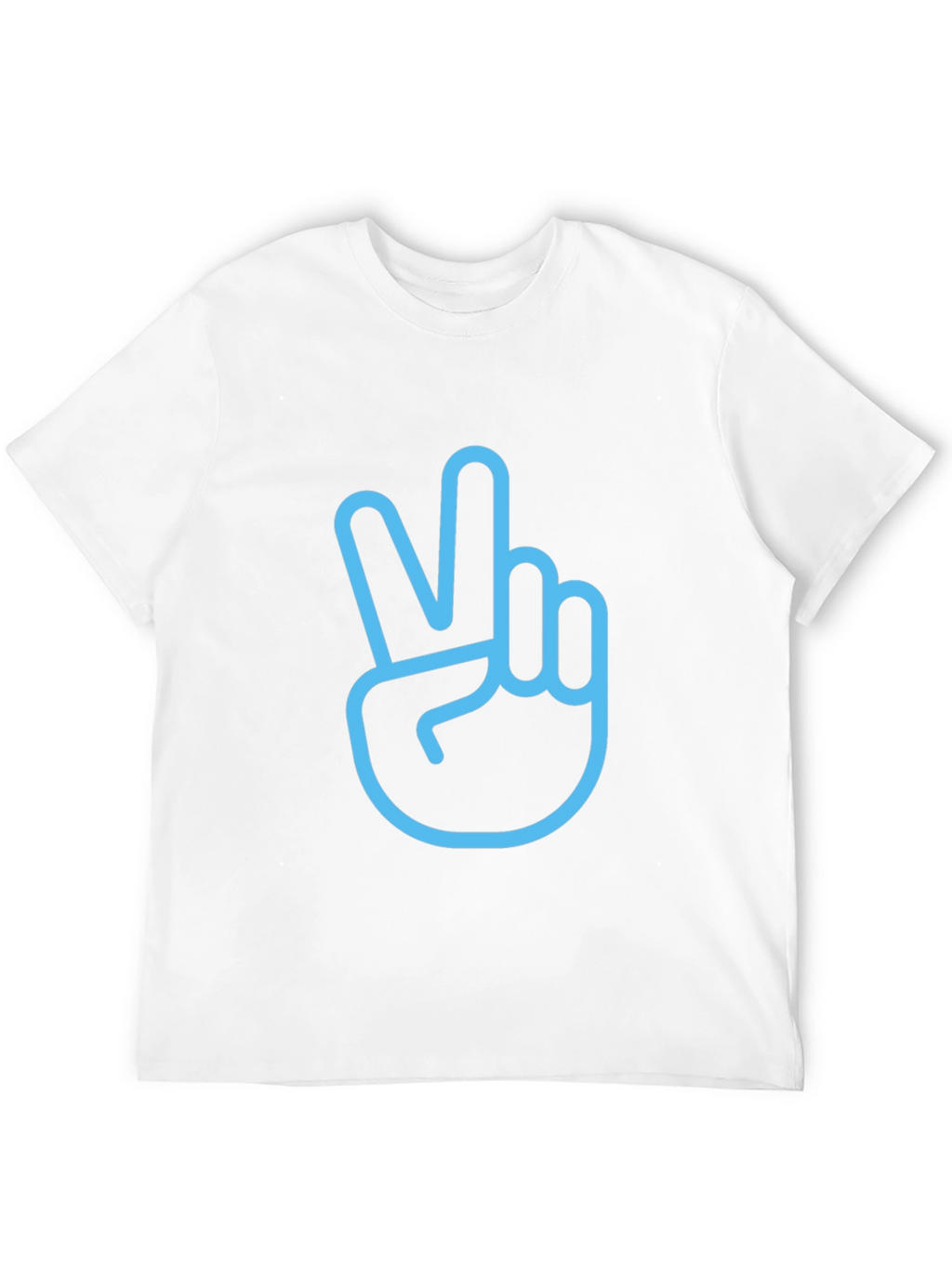 Peace Sign Graphic T-Shirt - Stylish Mens Black Tee