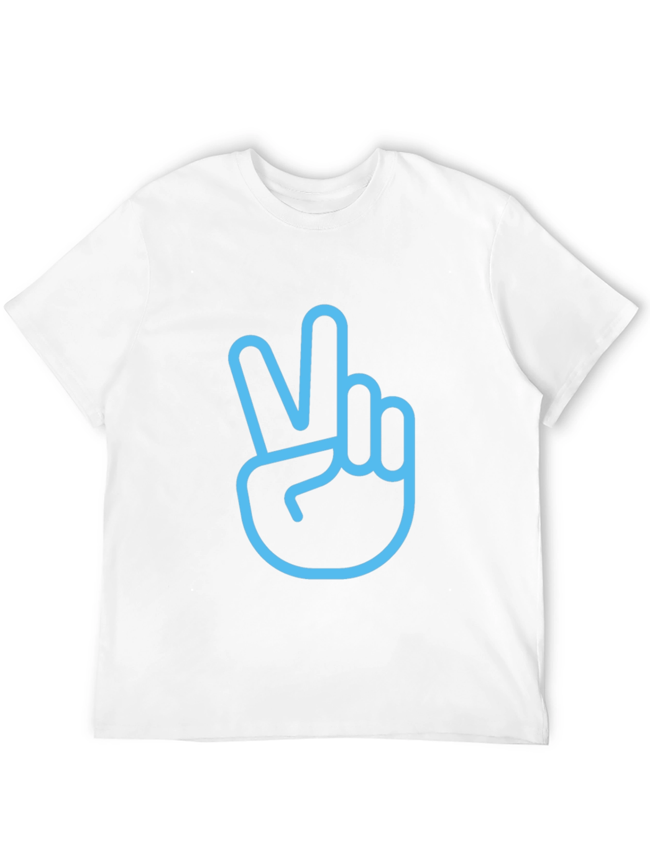 Peace Sign Graphic T-Shirt - Stylish Mens Black Tee