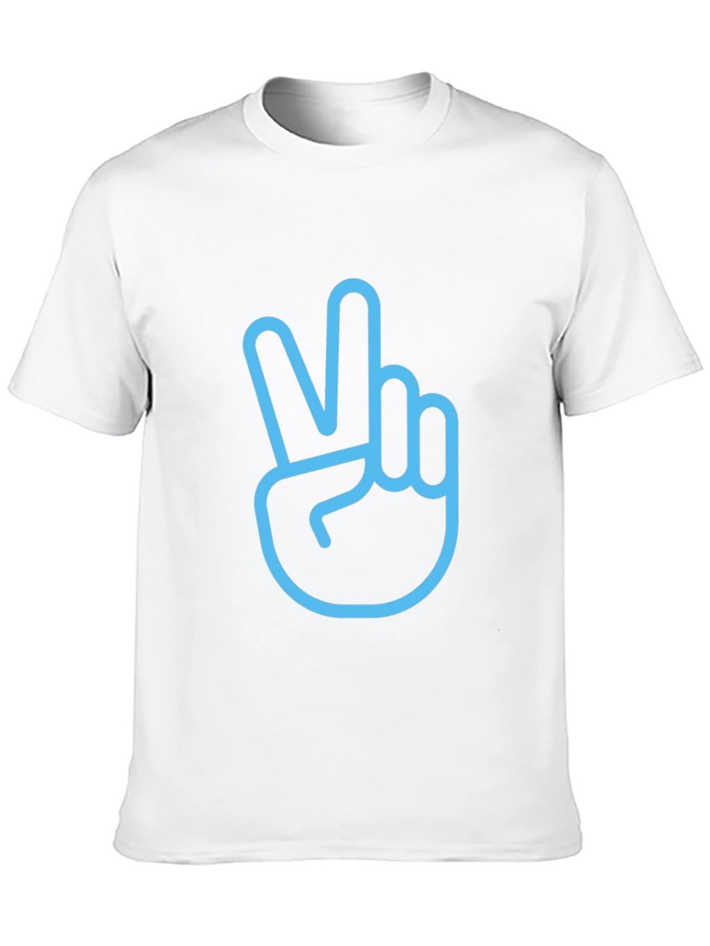 Peace Sign Graphic T-Shirt - Stylish Mens Black Tee