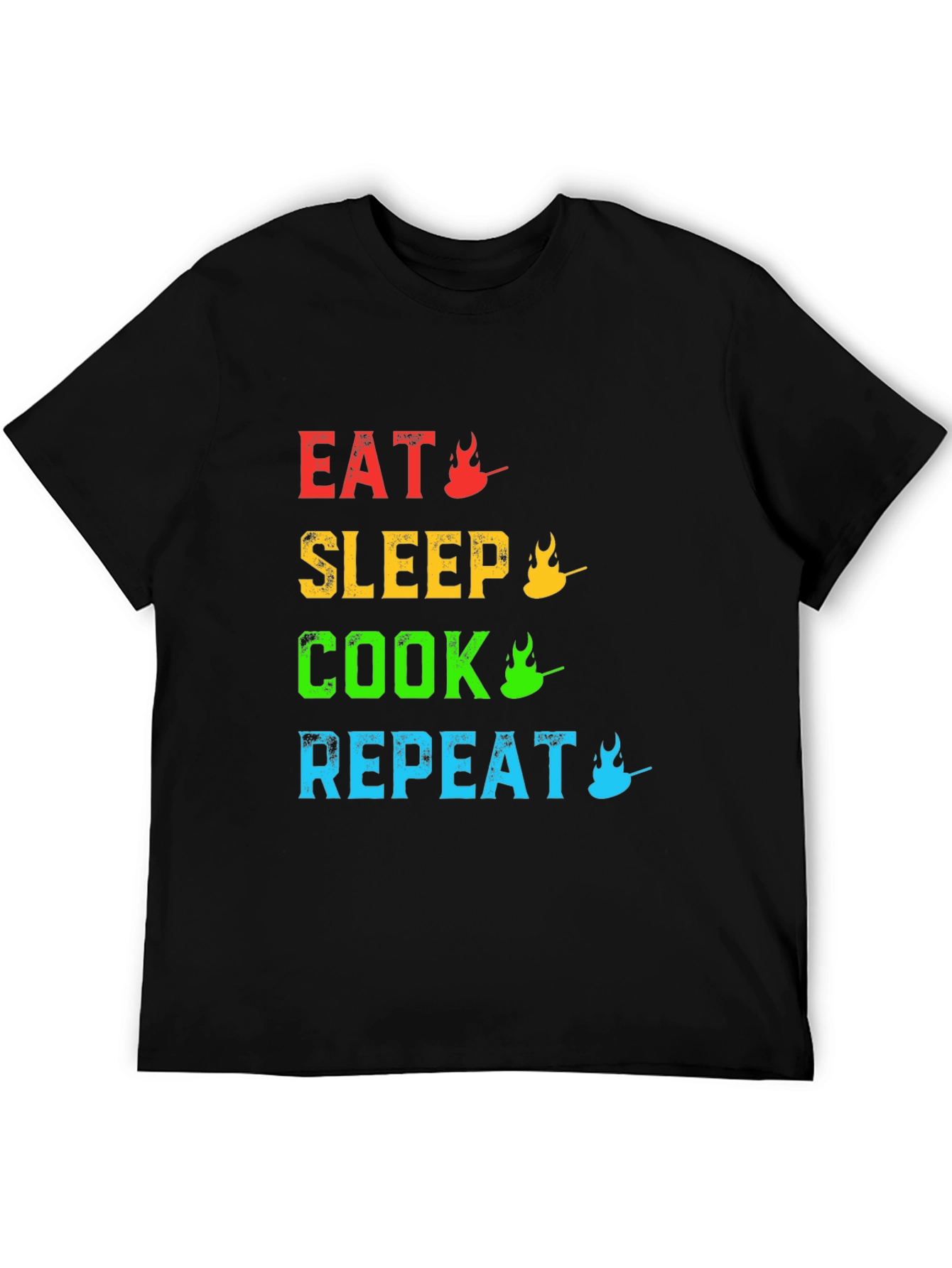Eat Sleep Cook Repeat - Chef Life T-Shirt