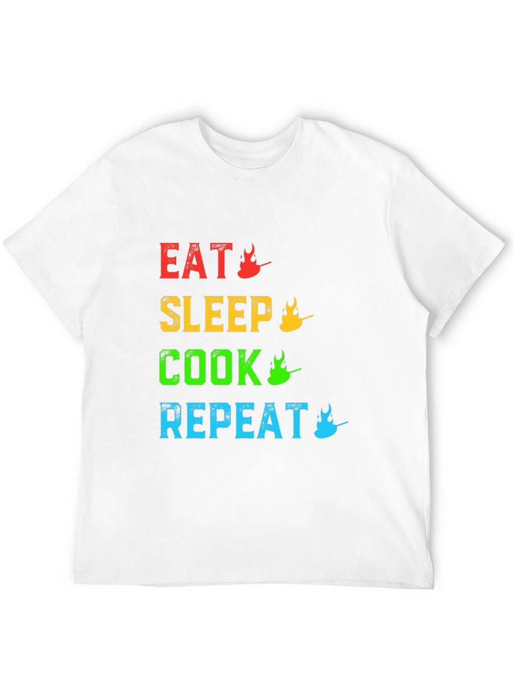 Eat Sleep Cook Repeat - Chef Life T-Shirt
