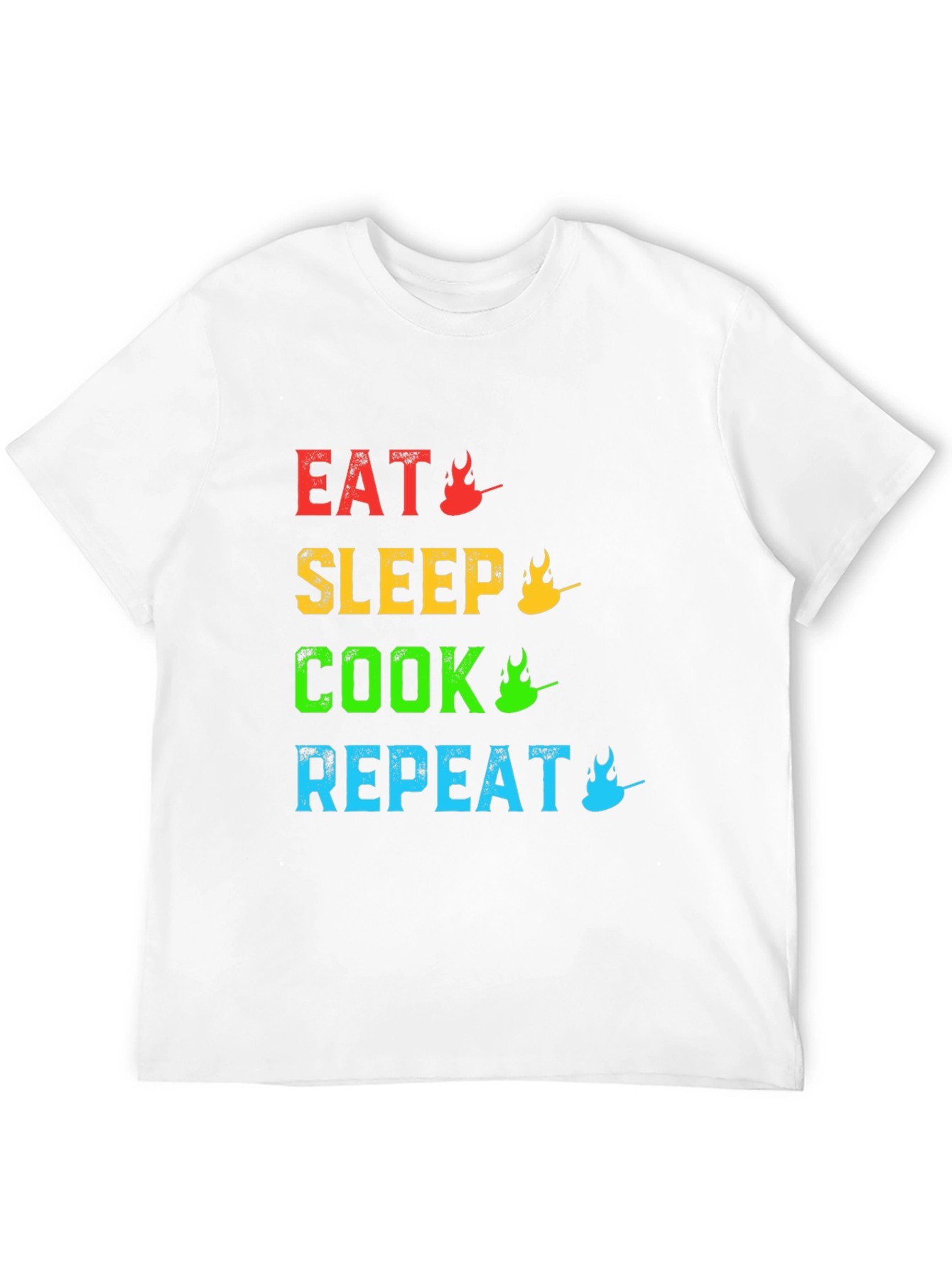 Eat Sleep Cook Repeat - Chef Life T-Shirt