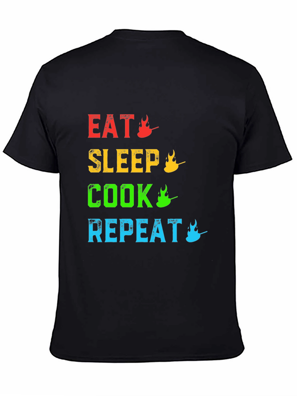 Eat Sleep Cook Repeat - Chef Life T-Shirt
