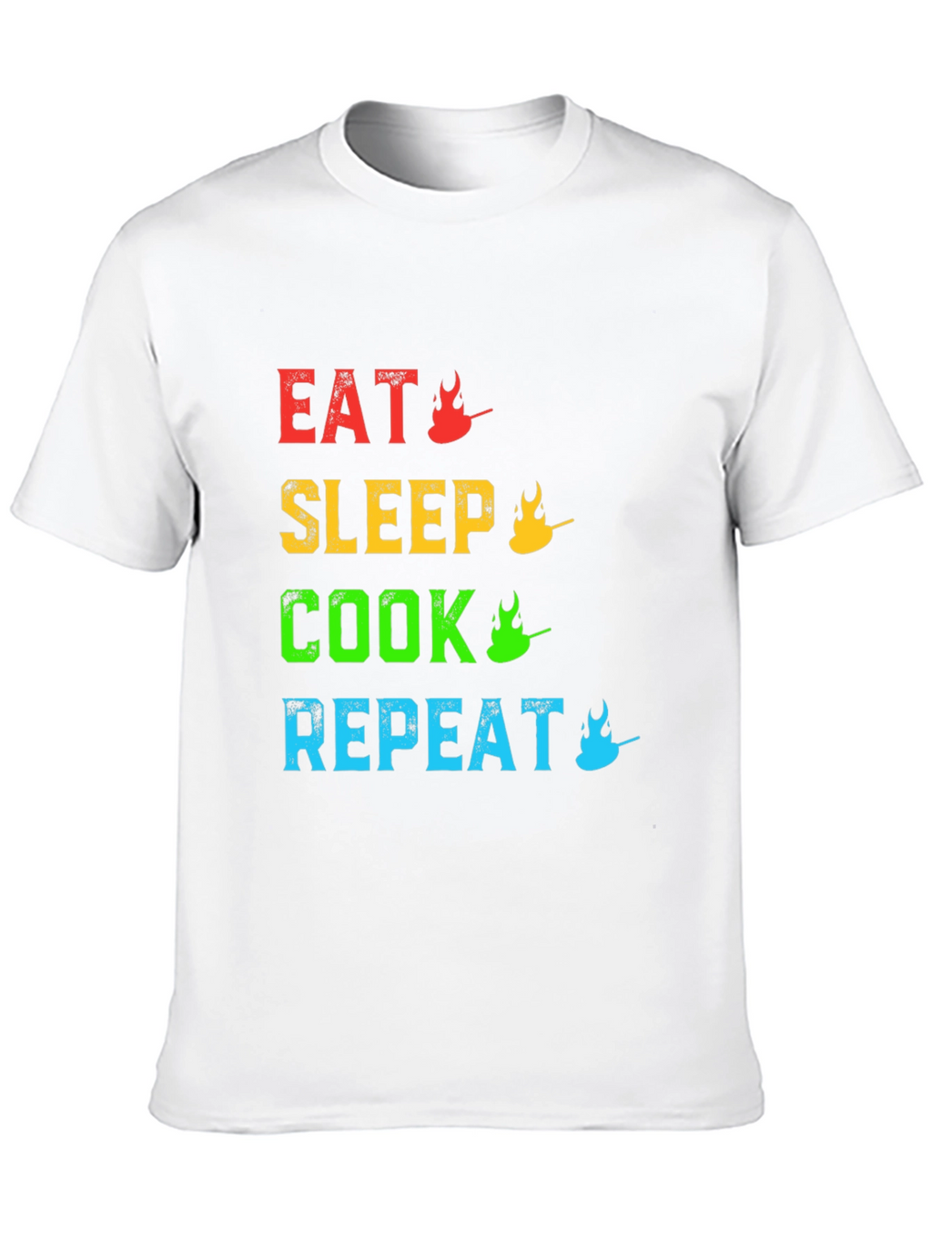 Eat Sleep Cook Repeat - Chef Life T-Shirt