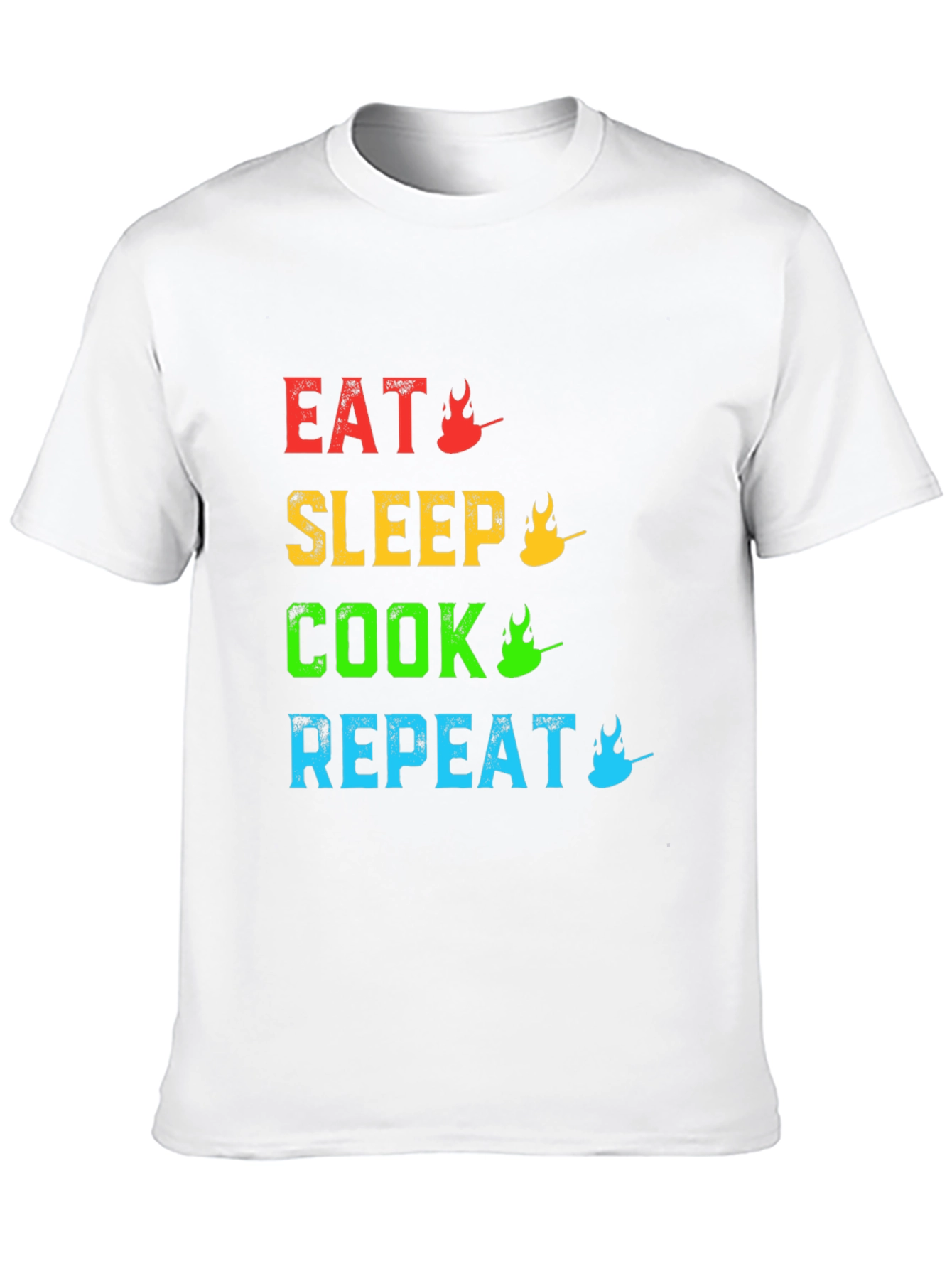 Eat Sleep Cook Repeat - Chef Life T-Shirt