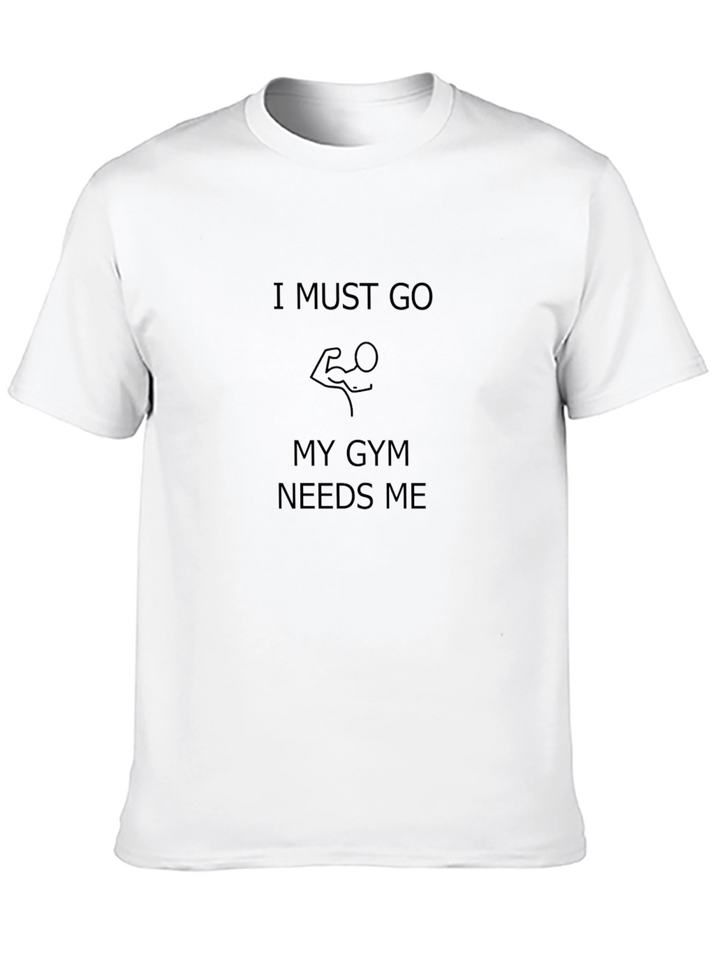 Gym Needs Me Black T-Shirt - Workout Motivation