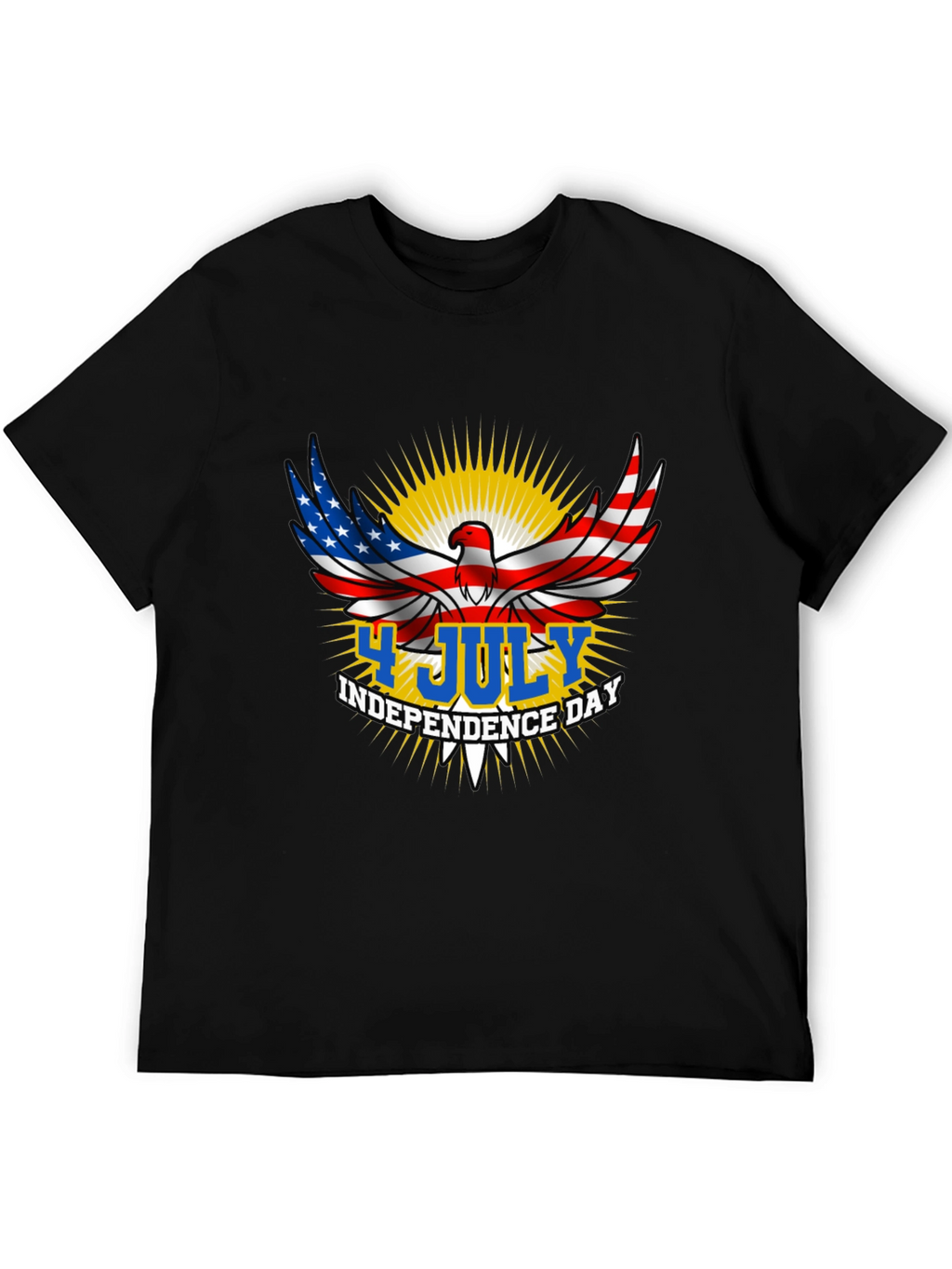 Patriotic 4th of July Eagle Graphic Tee