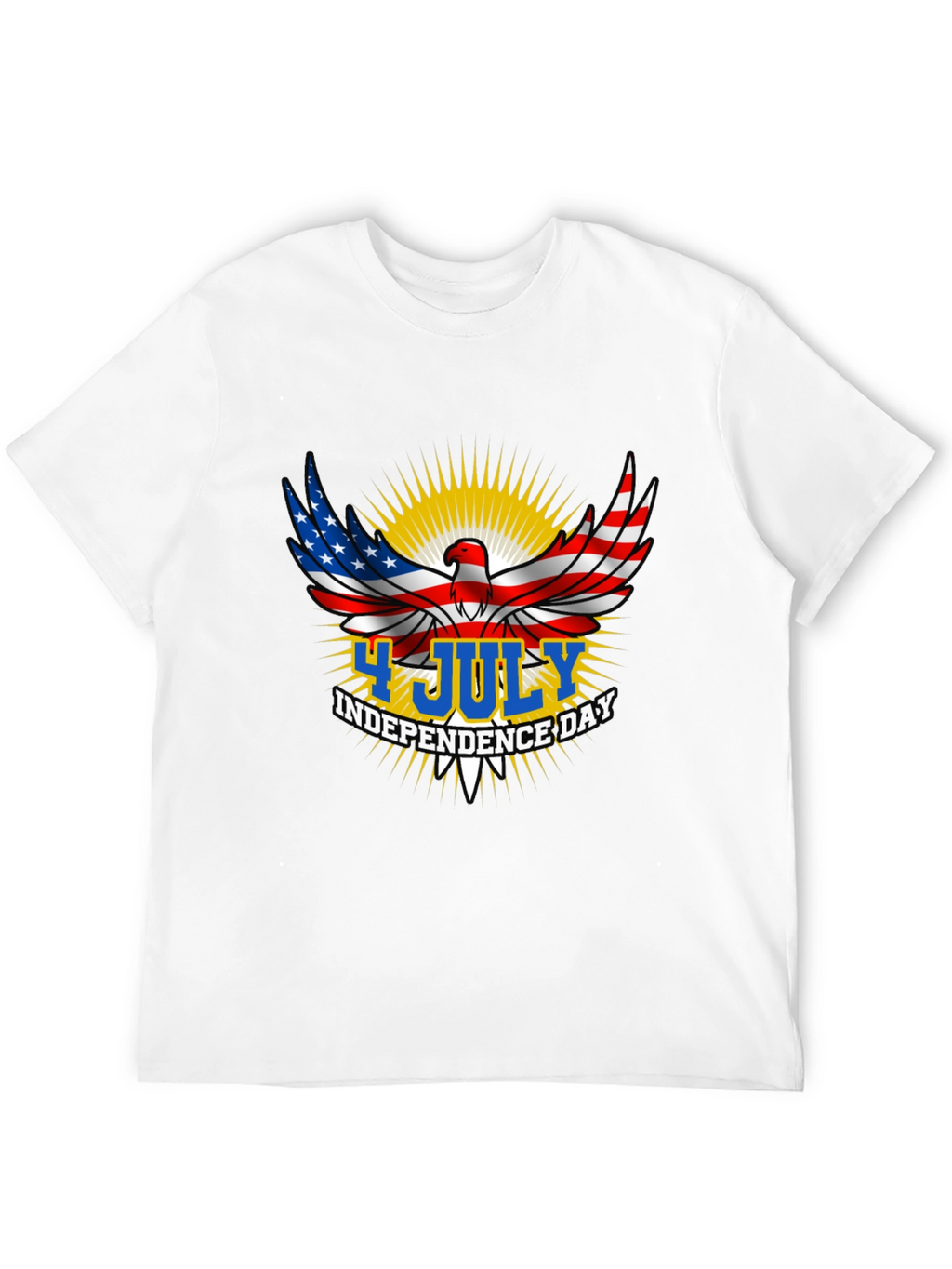 Patriotic 4th of July Eagle Graphic Tee