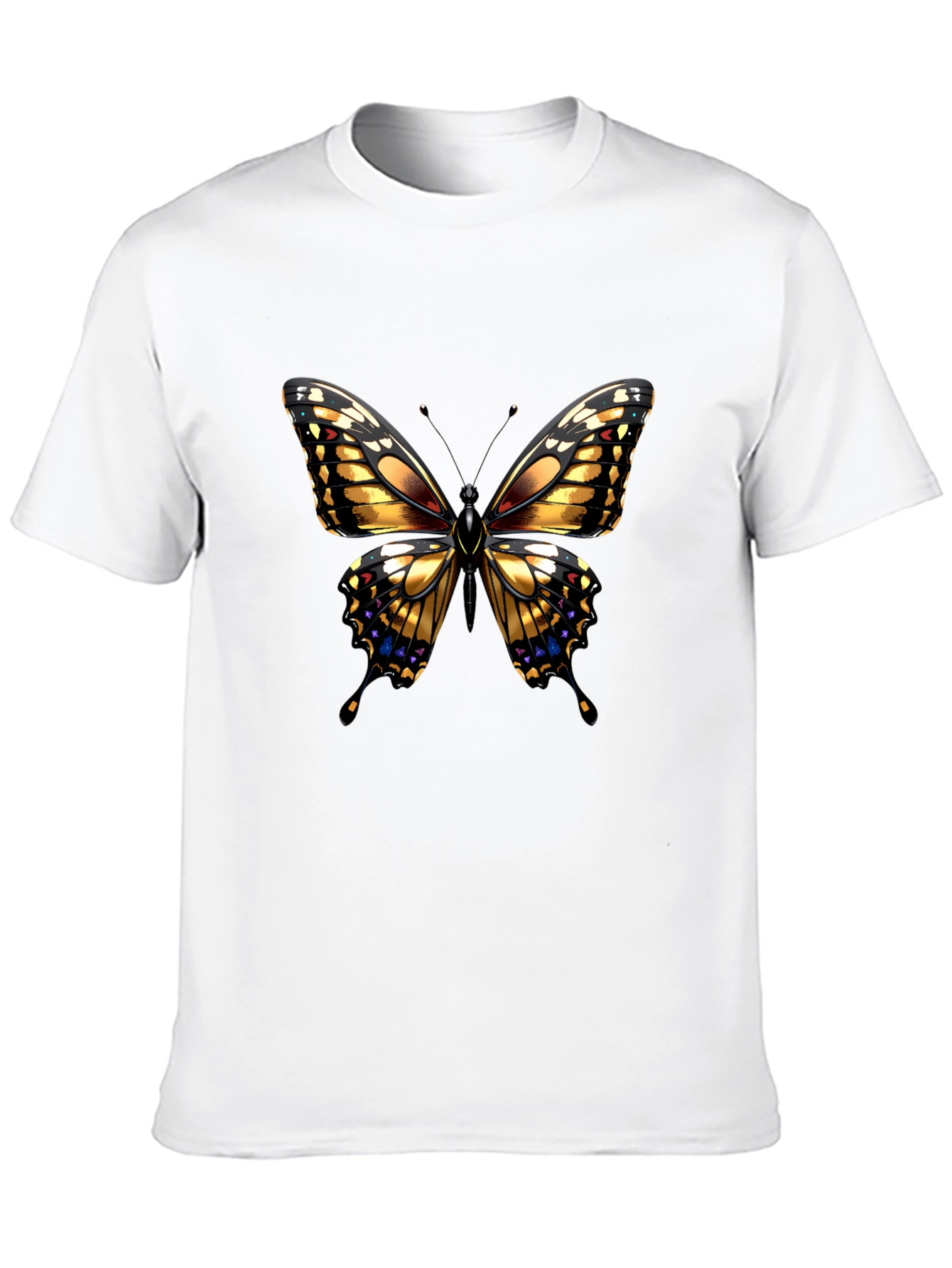 Butterfly Graphic Black T-Shirt