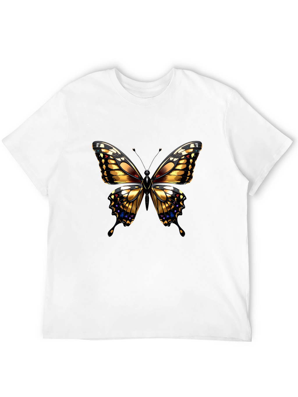 Butterfly Graphic Black T-Shirt