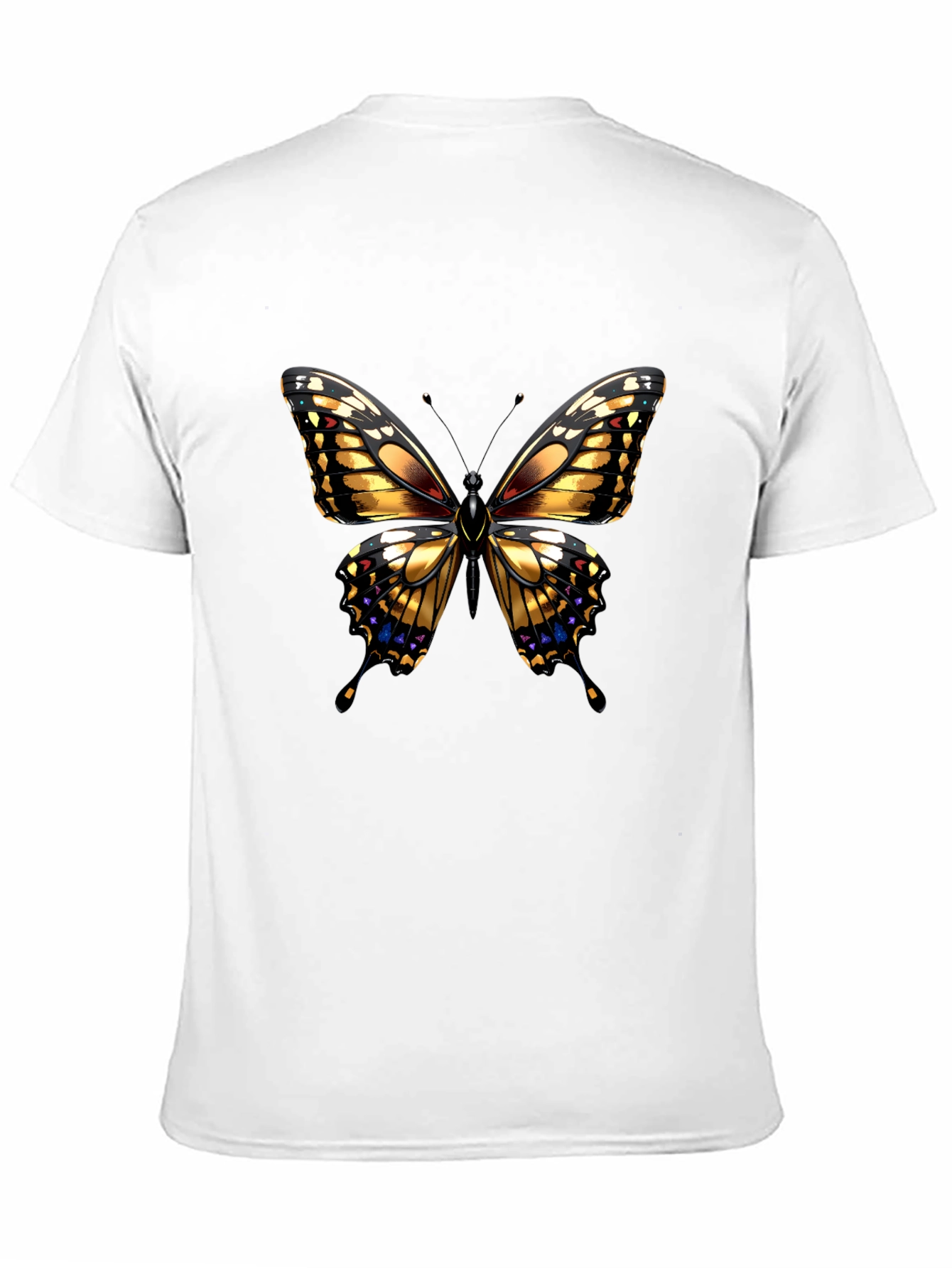 Butterfly Graphic Black T-Shirt