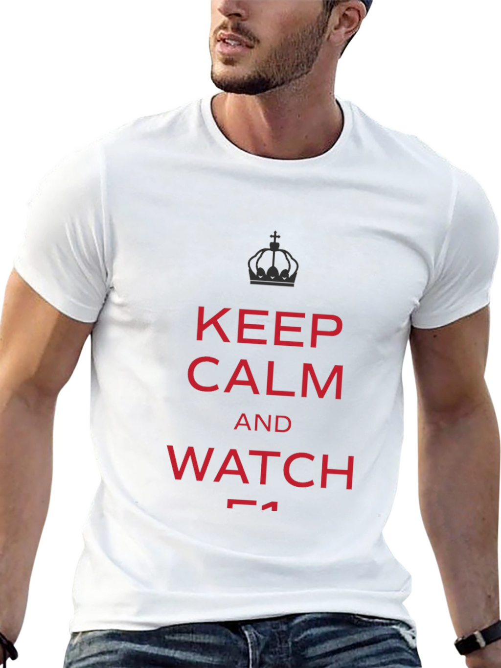Keep Calm and Watch F1 T-Shirt