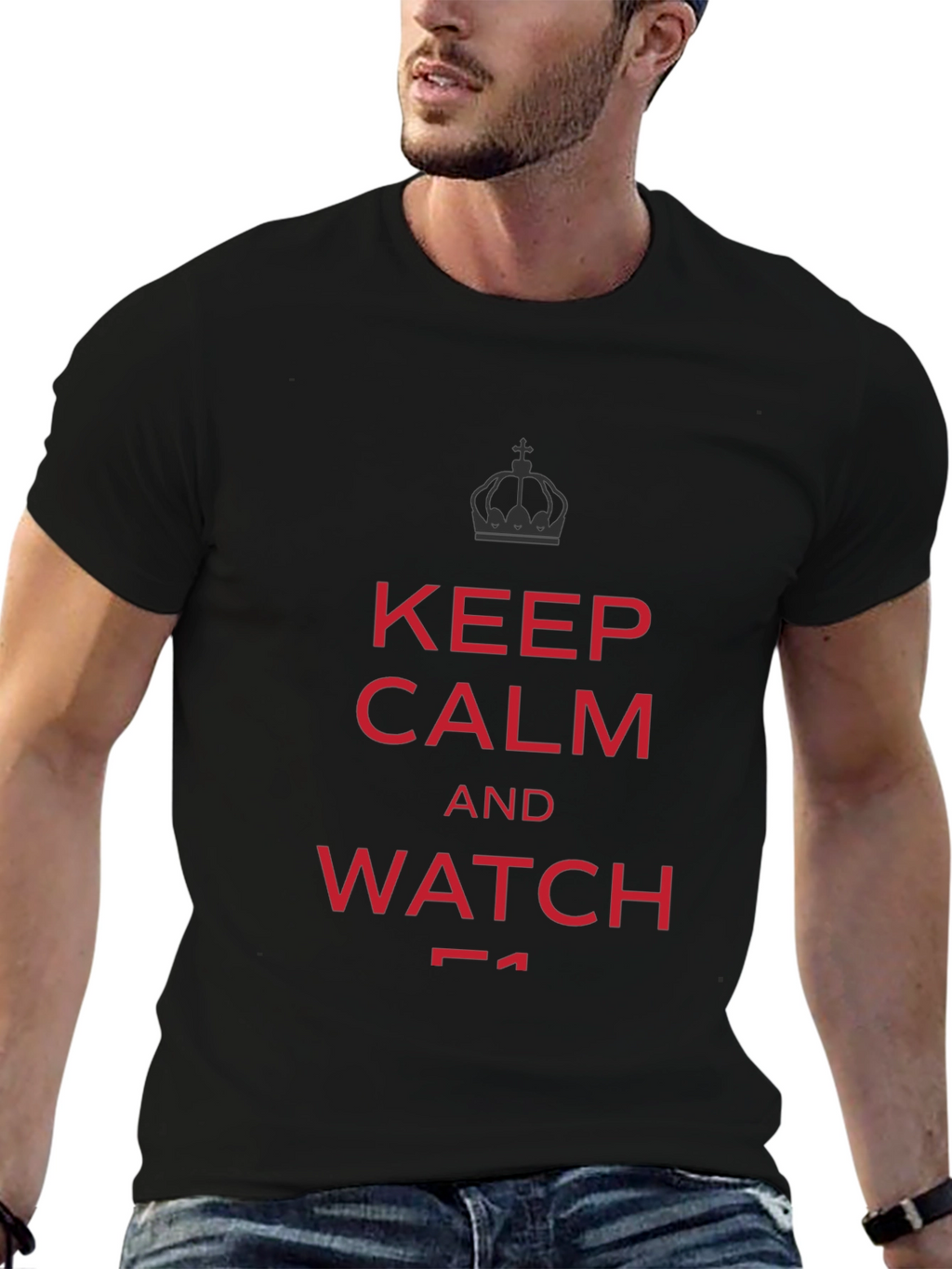 Keep Calm and Watch F1 T-Shirt
