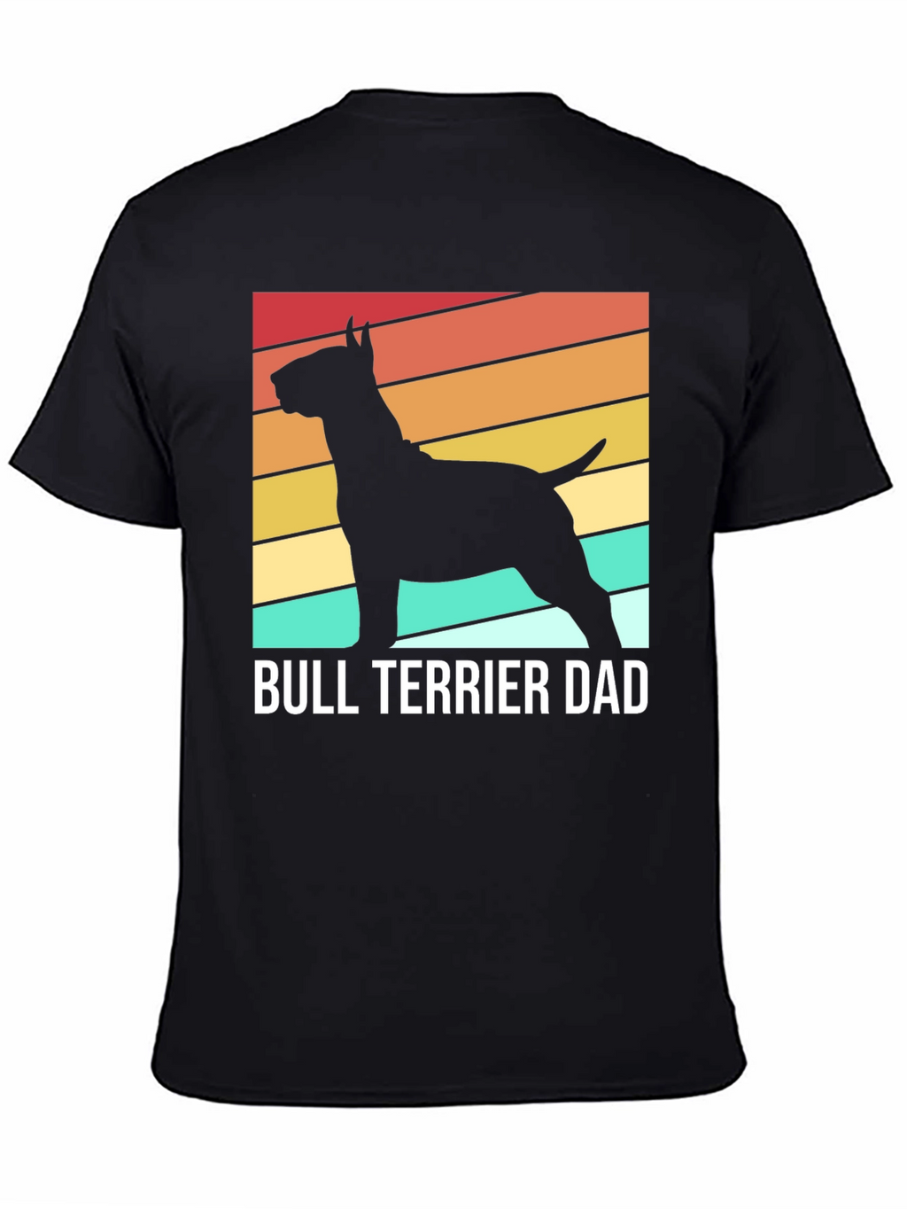 Bull Terrier Dad Graphic Tee