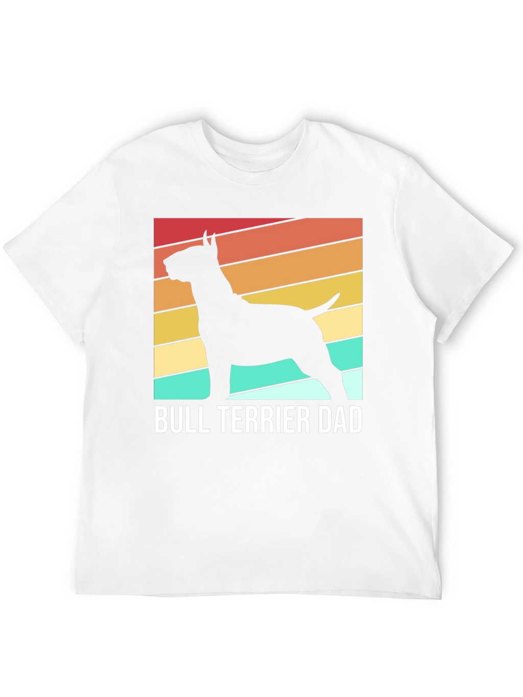 Bull Terrier Dad Graphic Tee