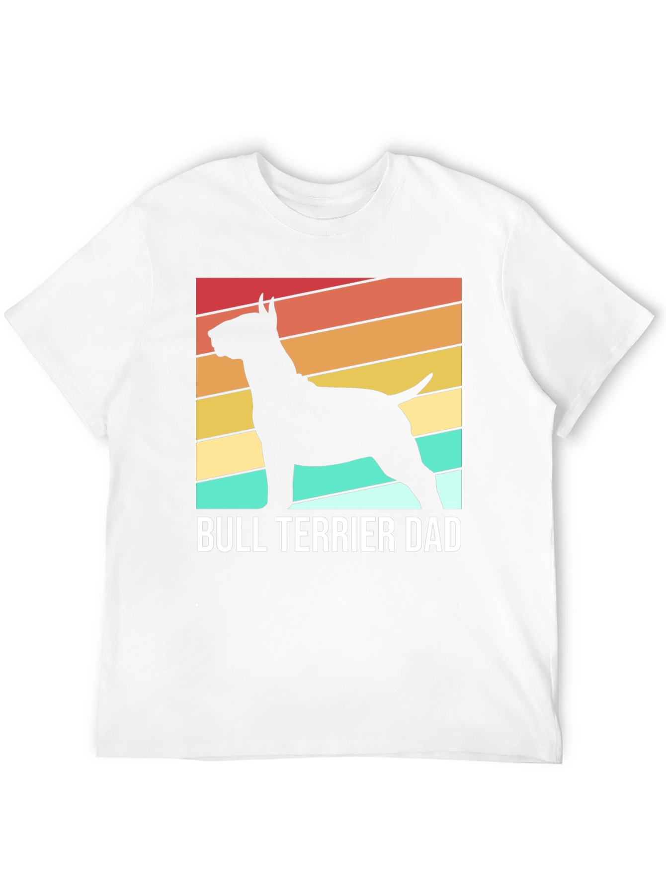 Bull Terrier Dad Graphic Tee