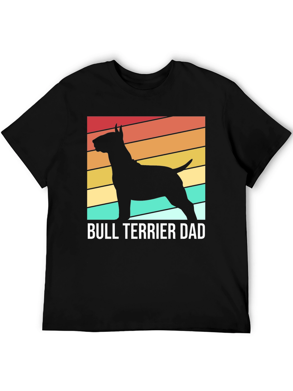 Bull Terrier Dad Graphic Tee