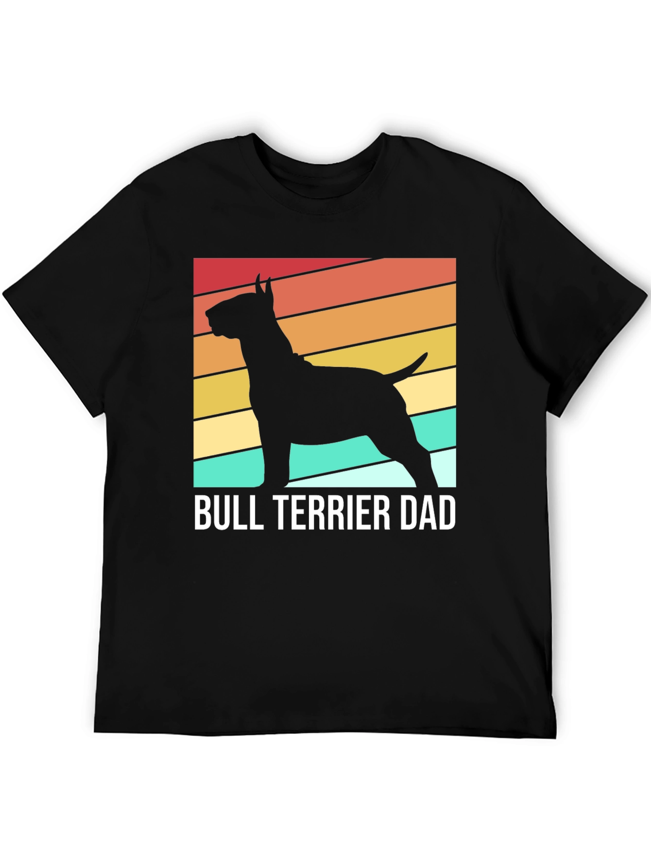Bull Terrier Dad Graphic Tee