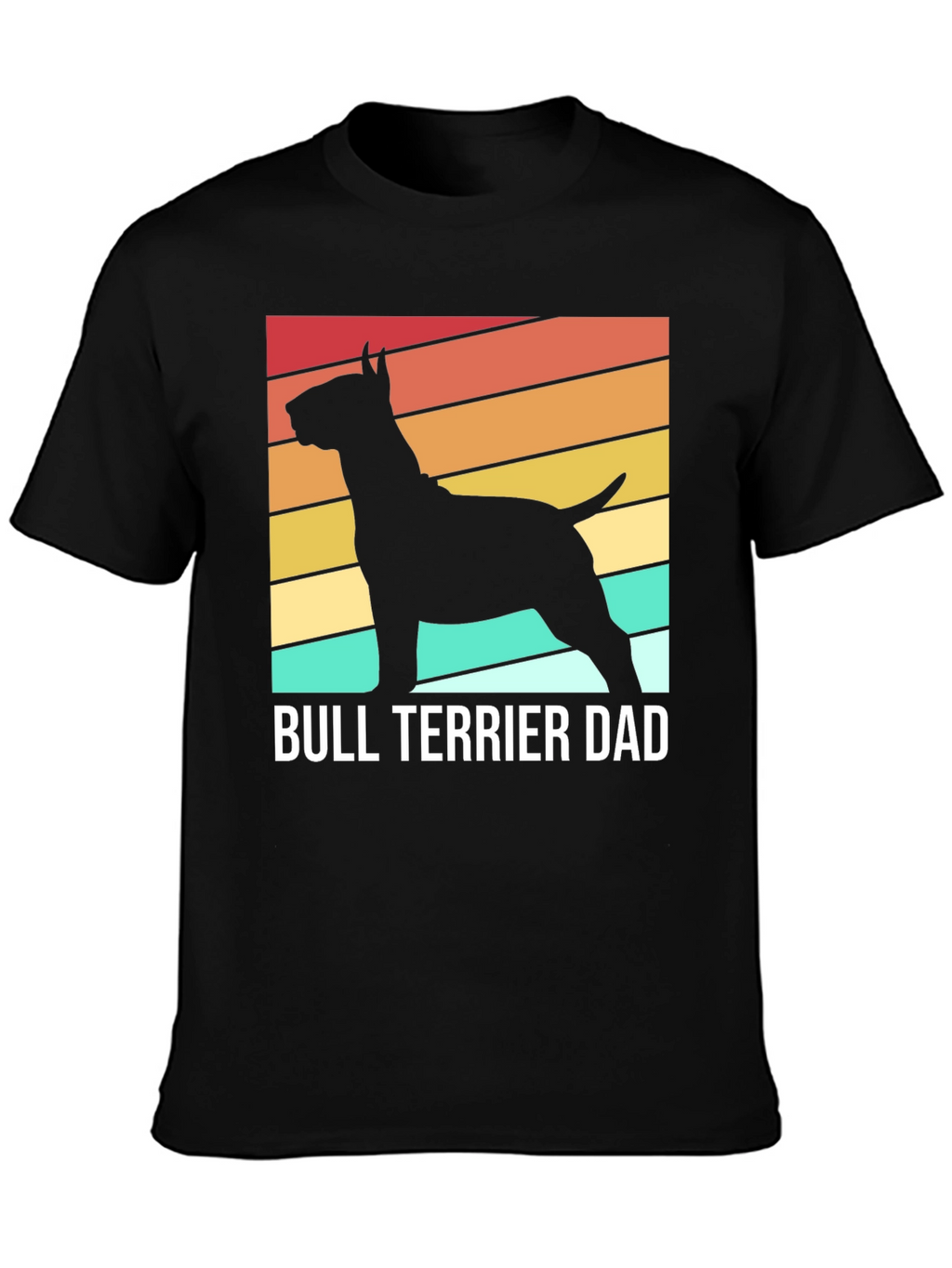 Bull Terrier Dad Graphic Tee